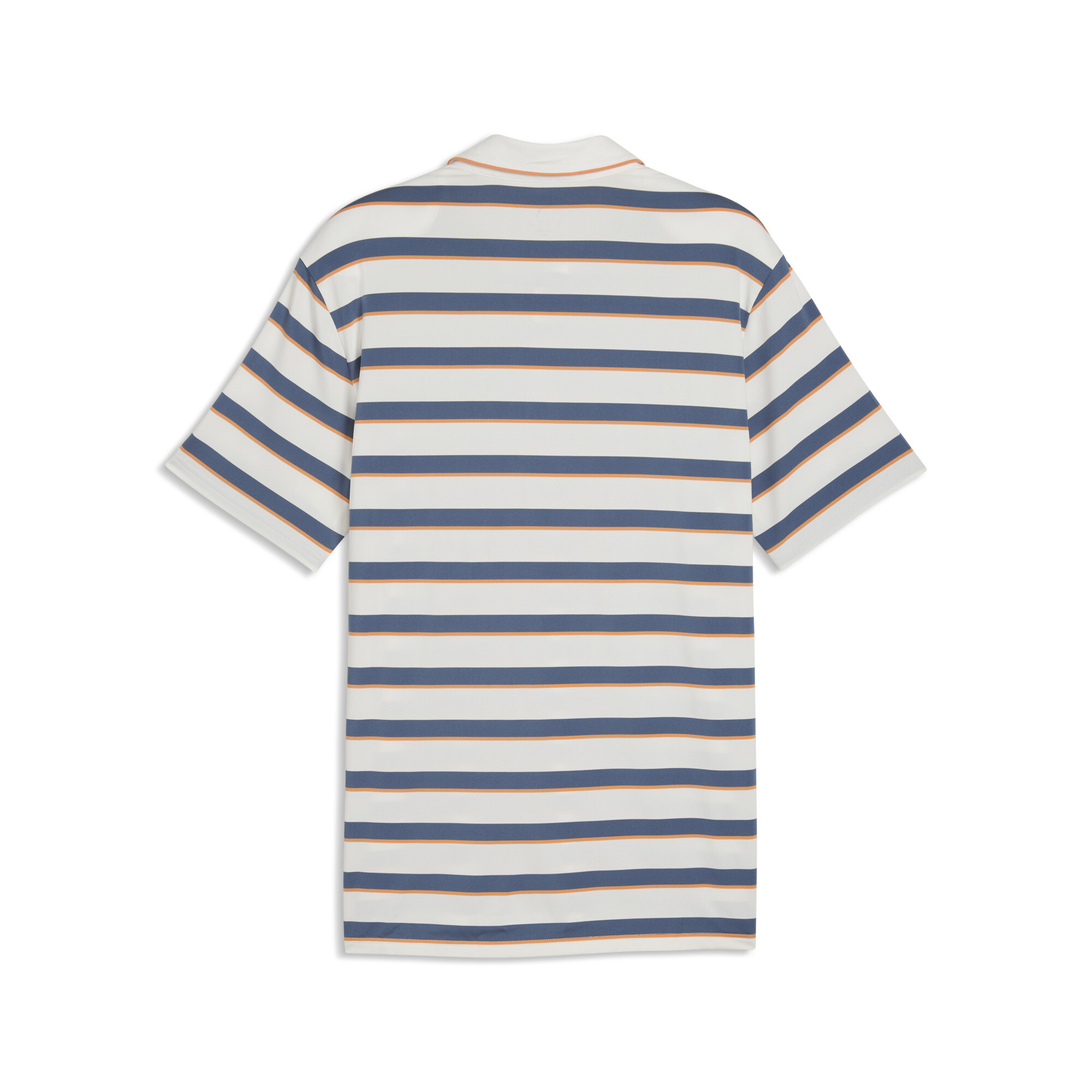 PUMA CLOUDSPUN gestreepte golfpolo voor Heren, Wit, Maat XXL thumbnail 2