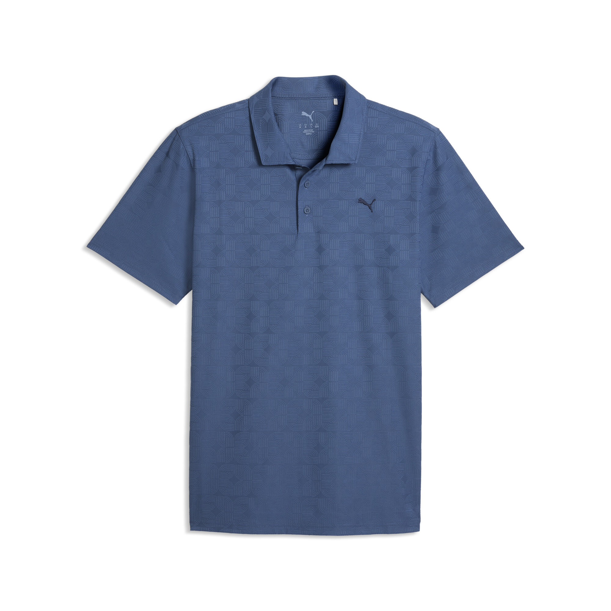 PUMA MATTR Deco Jacquard golfpolo voor Heren, Maat S