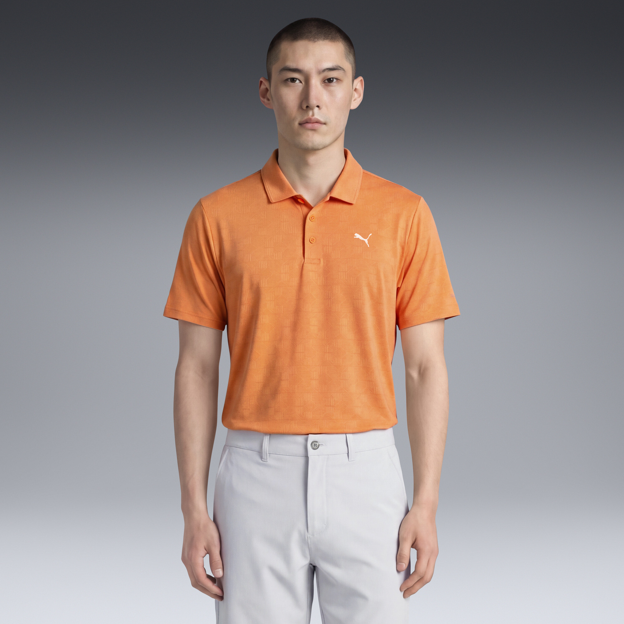 PUMA Polo de golf en jacquard MATTR Deco Homme Vêtements - vue 2