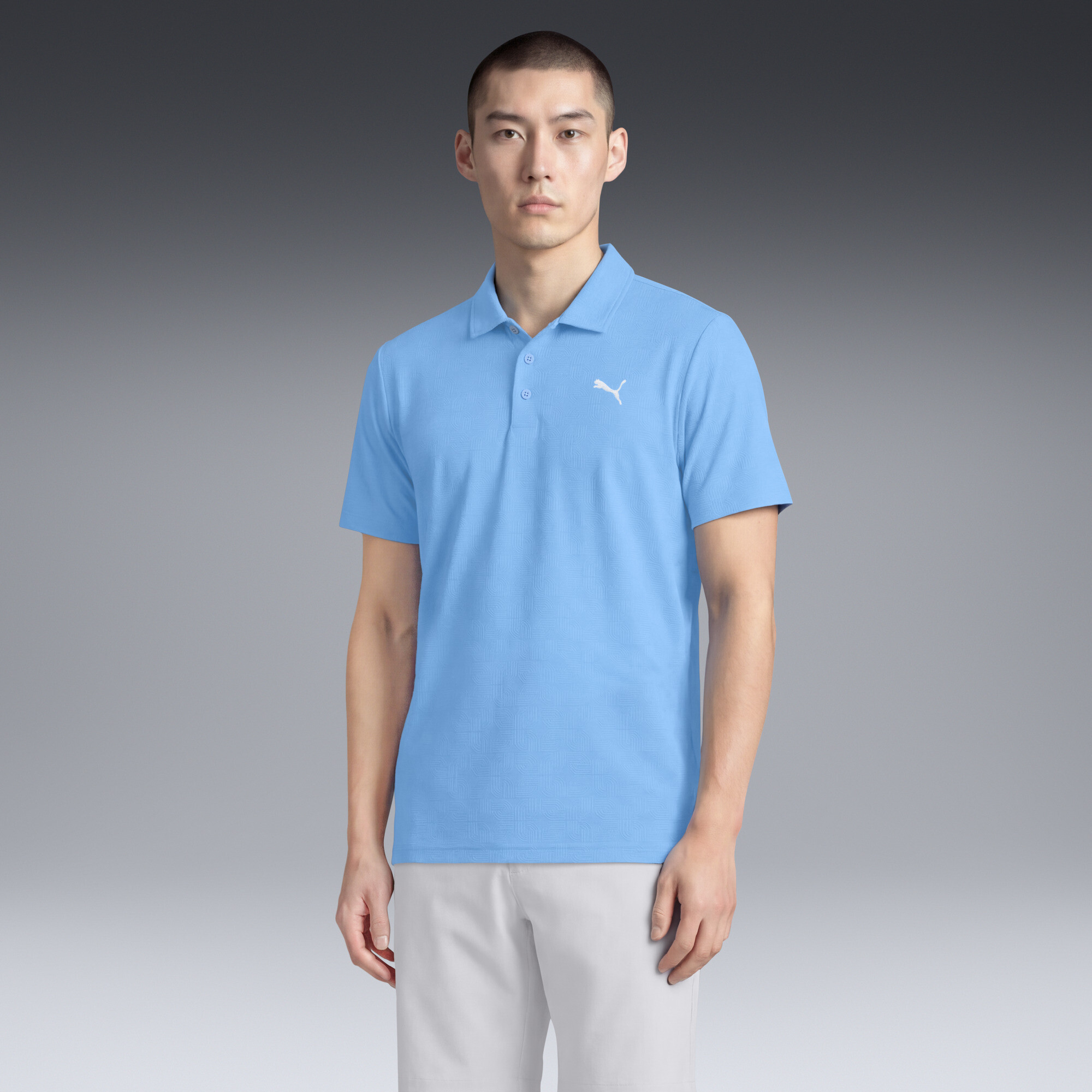 PUMA Polo de golf en jacquard MATTR Deco Homme Vêtements - vue 3