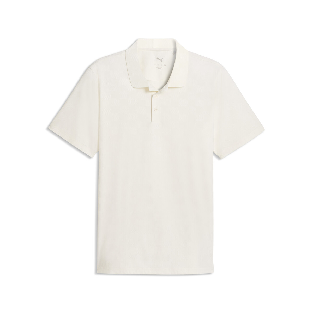 MATTR Check Golf Polo Men in Warm White by PUMA, XL