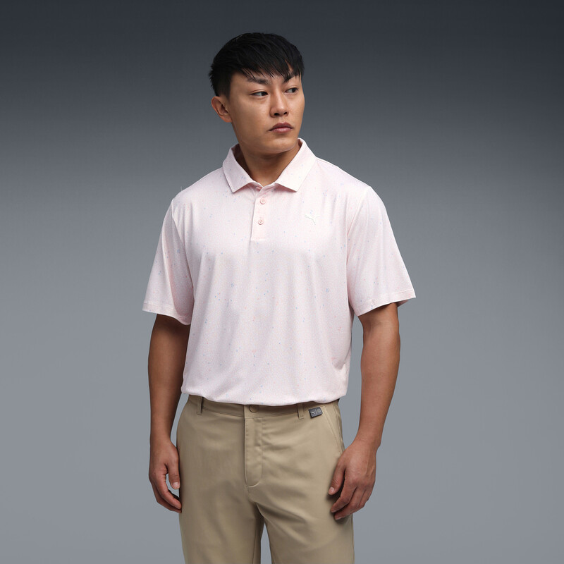 

Men's PUMA Cloudspin Posy Textured Polo T-shirt