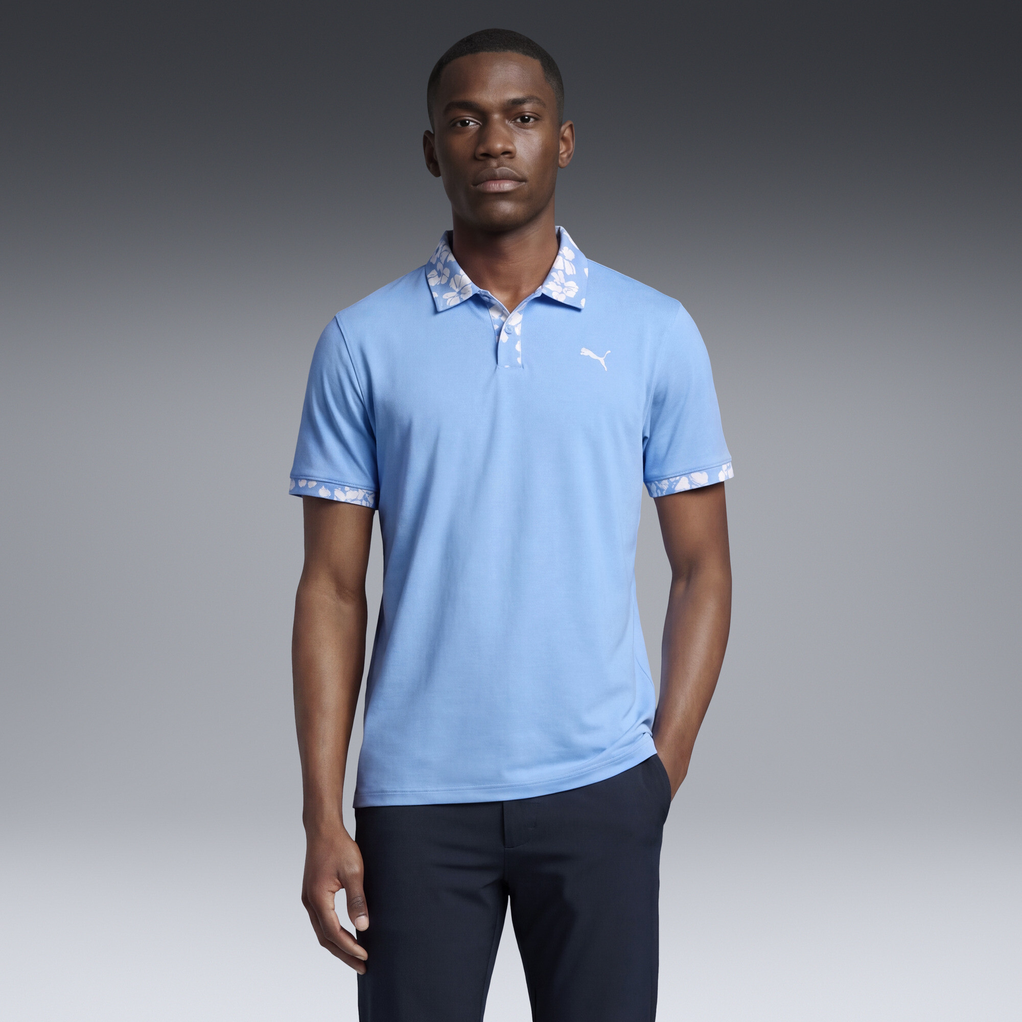 Modalon Golf Polo Men | blue | PUMA South Africa