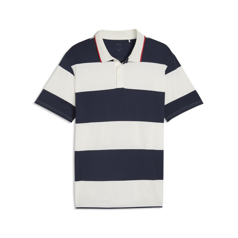 

Men's PUMA Cloudspun Rugby Men’s Fast Drying Striped Golf Polo