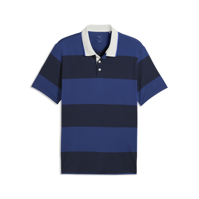 

Men's PUMA Cloudspun Rugby Men’s Fast Drying Striped Golf Polo