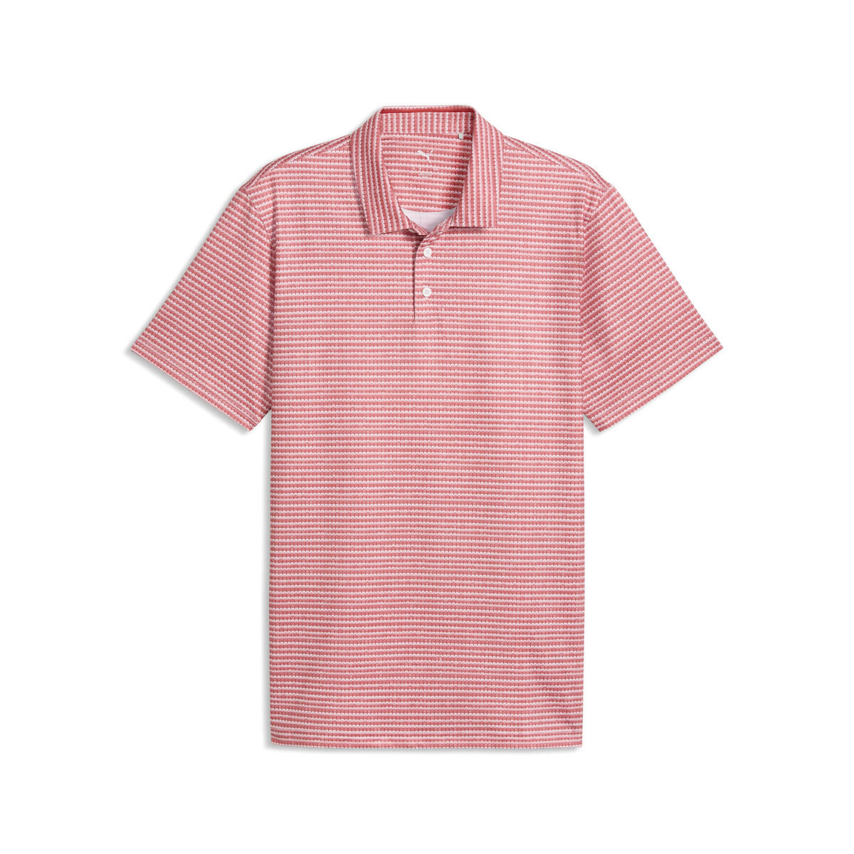 MATTR Stadium Golf Polo Men in White Glow/Candy Apple by PUMA, XL