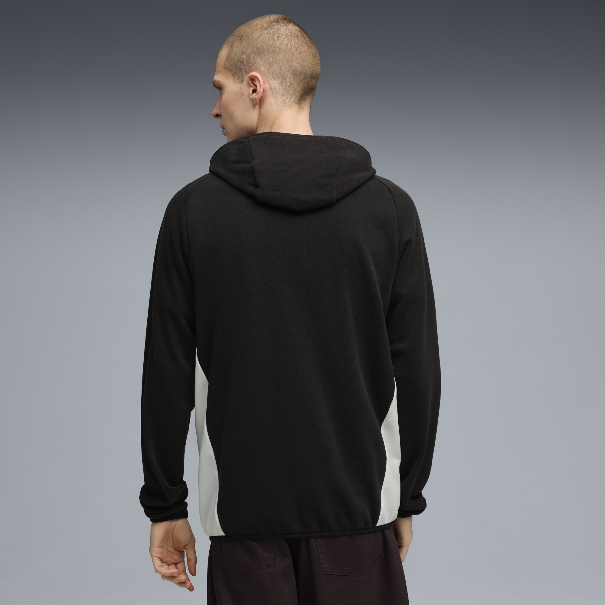 PUMA BMW M MOTORSPORT Sportswear hoodie met rits voor Heren, Zwart, Maat S thumbnail 3