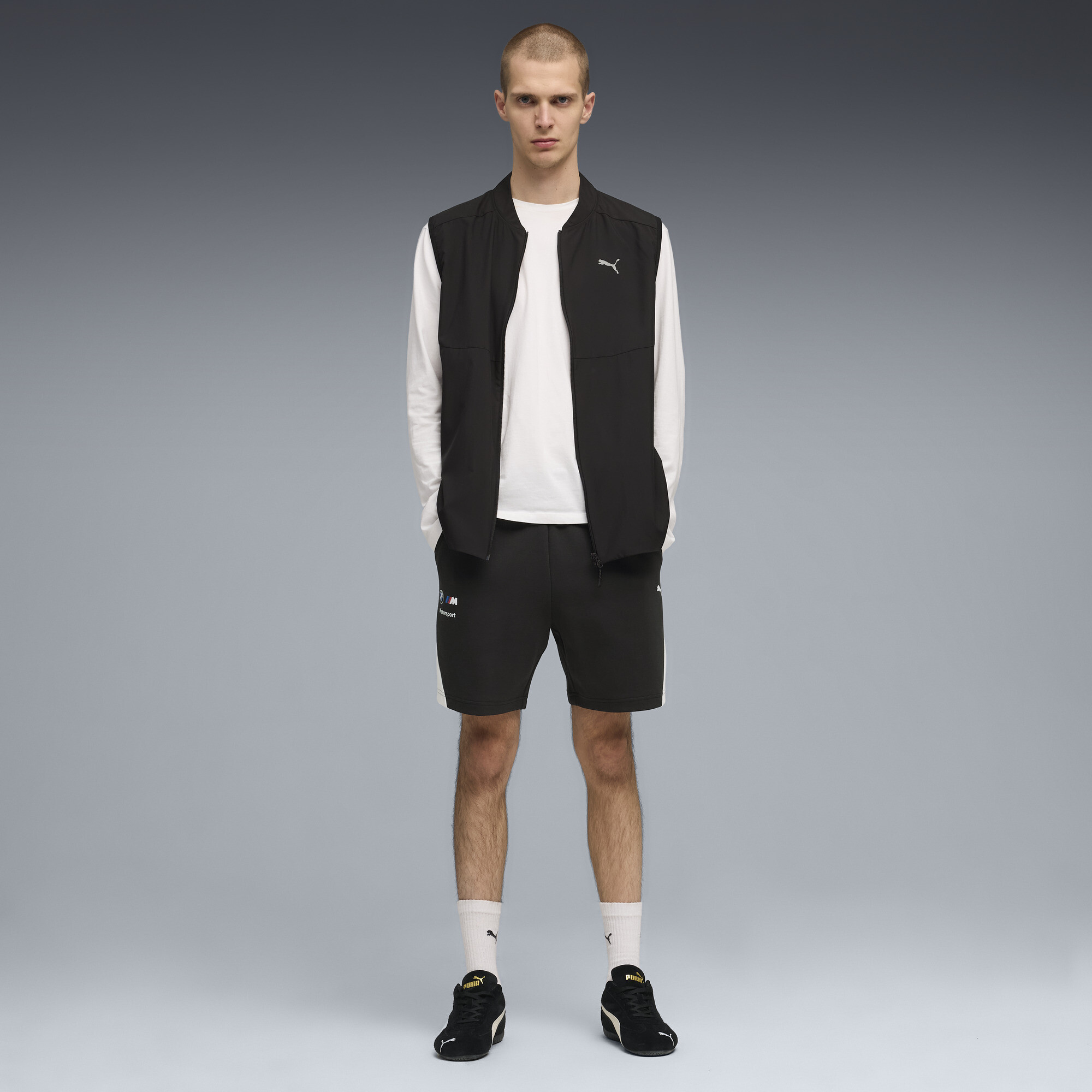 PUMA BMW M MOTORSPORT Sportswear short voor Heren, Zwart, Maat XXL thumbnail 2