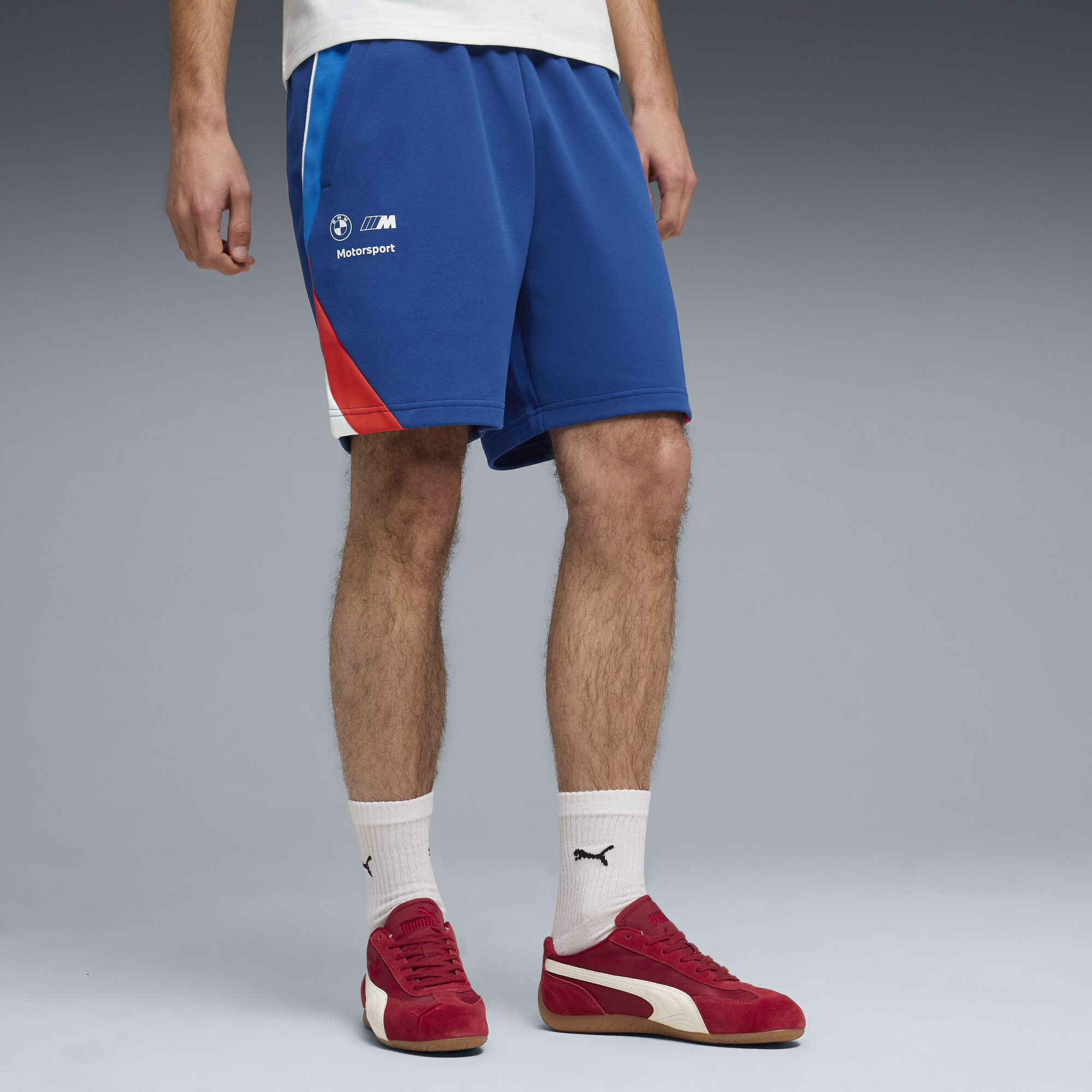 PUMA BMW M MOTORSPORT Sportswear short voor Heren, Blauw, Maat XS thumbnail 4