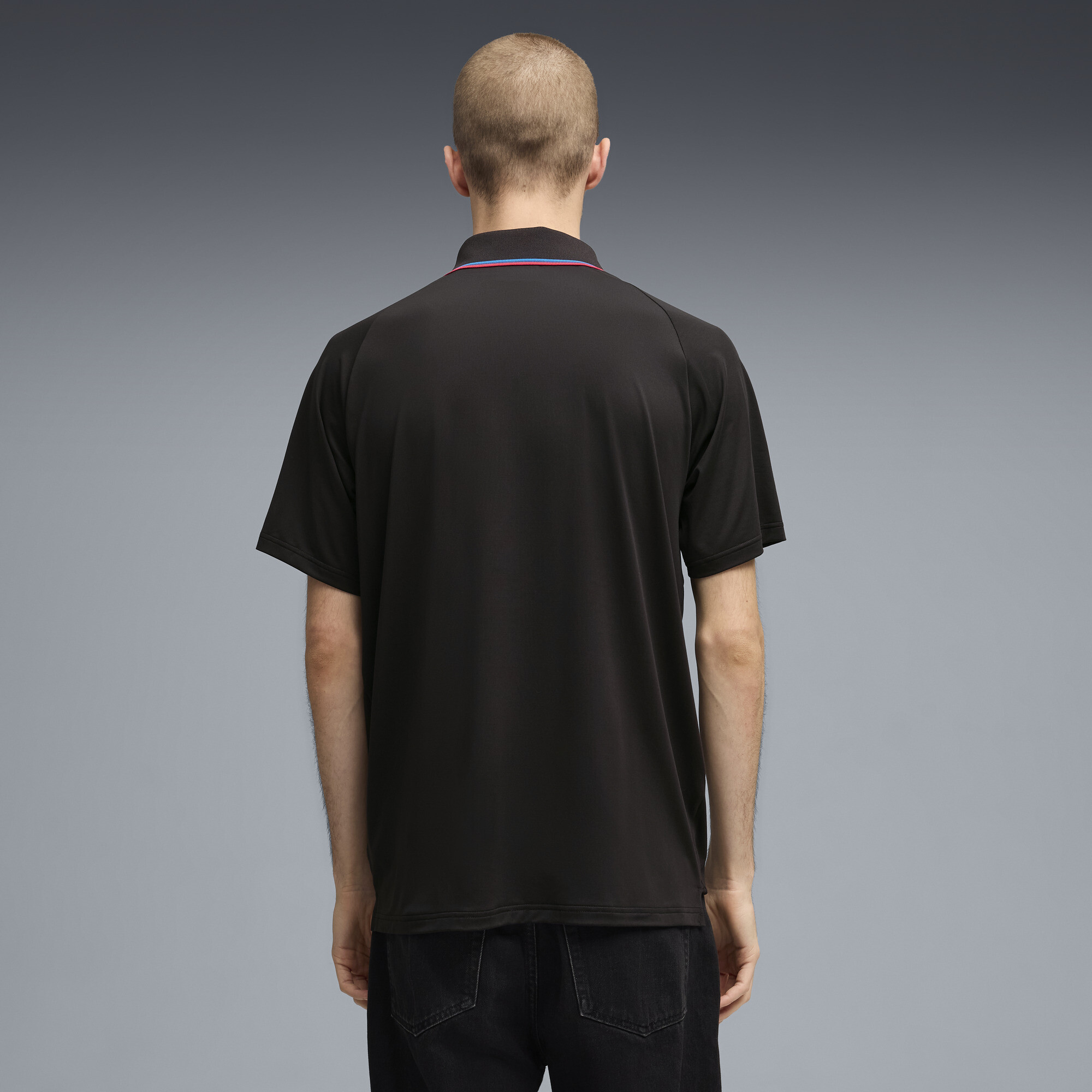 PUMA BMW M MOTORSPORT Sportswear polo voor Heren, Zwart, Maat XXL thumbnail 3