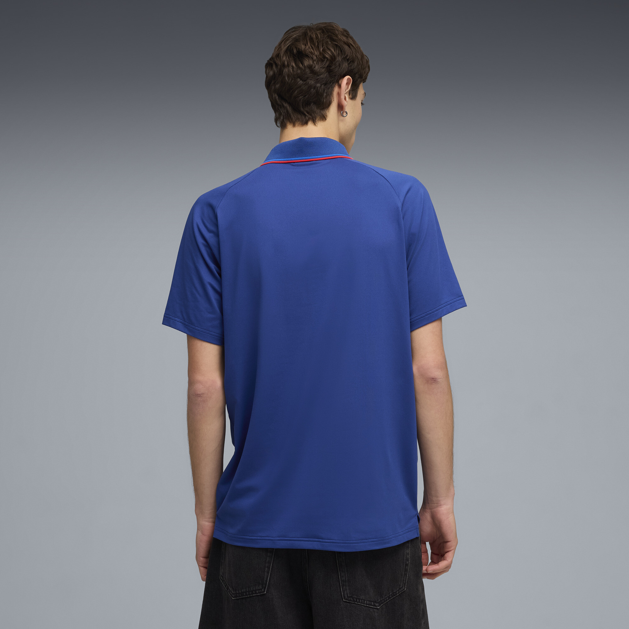 PUMA BMW M MOTORSPORT Sportswear polo voor Heren, Blauw, Maat S thumbnail 3