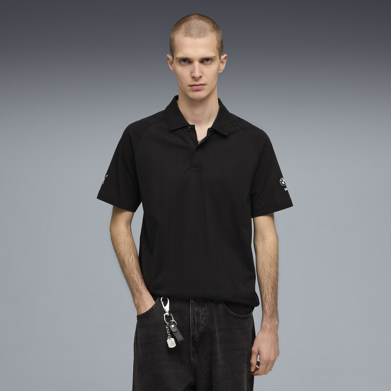 PUMA BMW M Motorsport Sportswear Textured Jacquard Raglan Polo