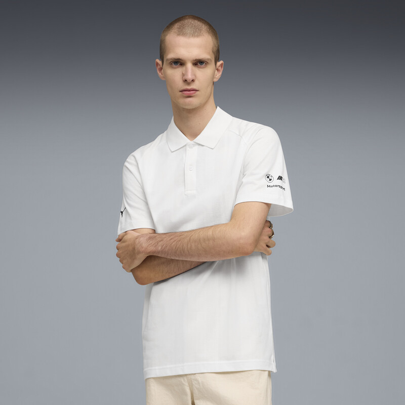 

Men's PUMA BMW M Motorsport Sportswear Textured Jacquard Raglan Polo