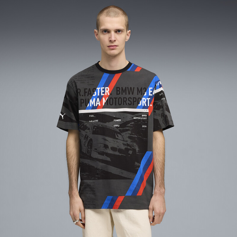 PUMA BMW M Motorsport Sportswear Relaxed All-Over-Printed Tee