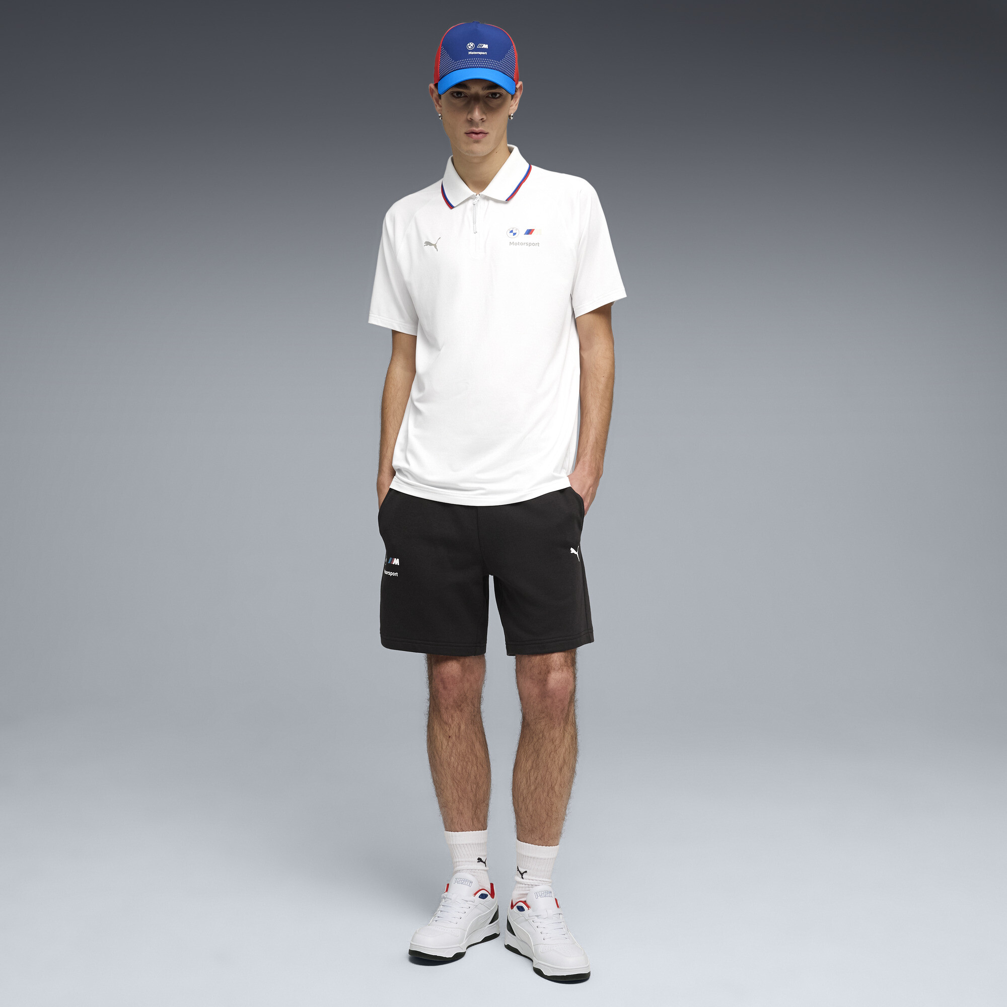 PUMA BMW M MOTORSPORT Essentials short voor Heren, Zwart, Maat 4XL thumbnail 2