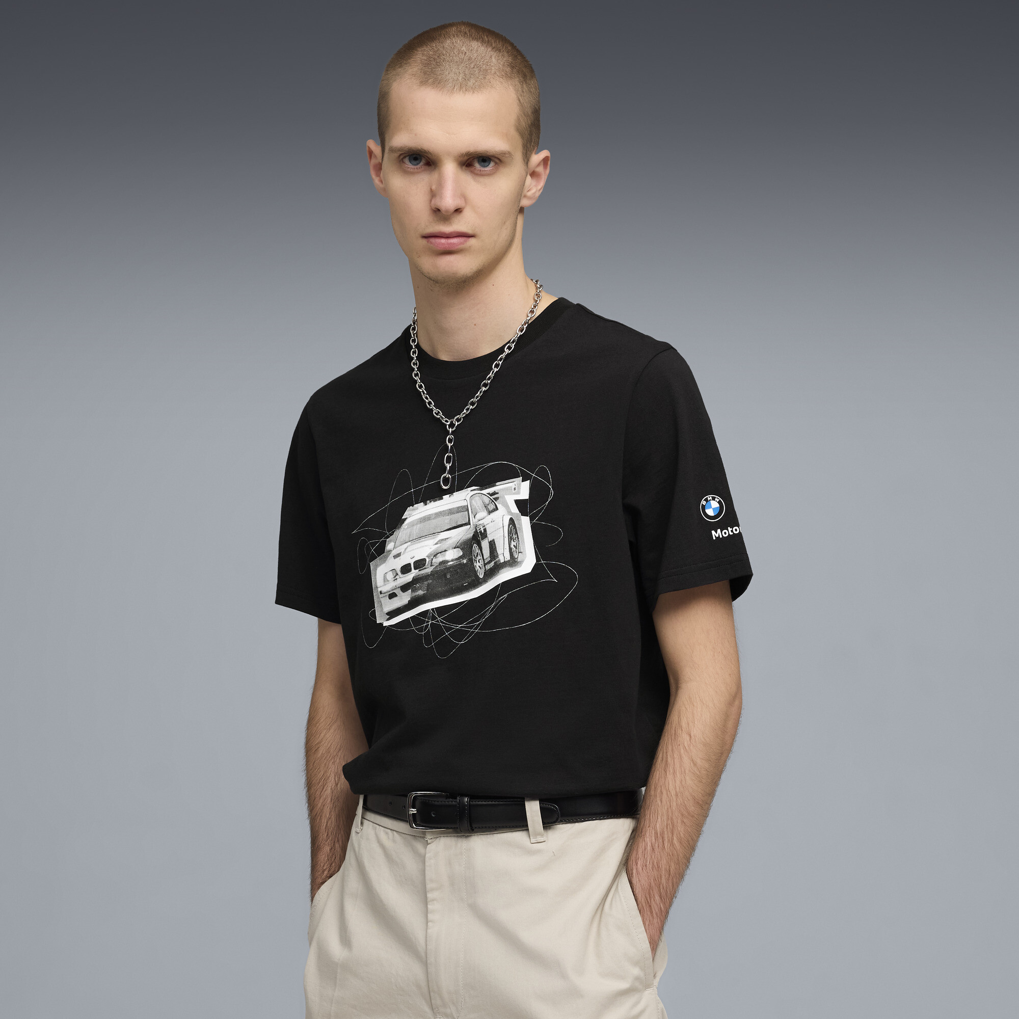 Polera estampada BMW M Motorsport Essentials para hombre