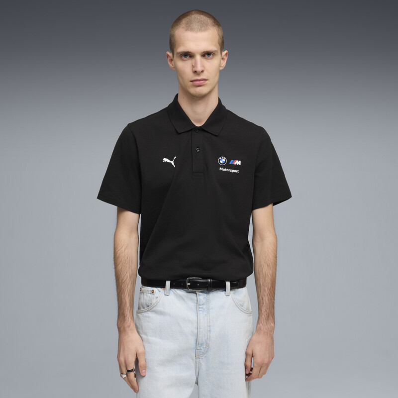 

Men's PUMA BMW M Motorsport Essentials Logo Print Polo T-shirt