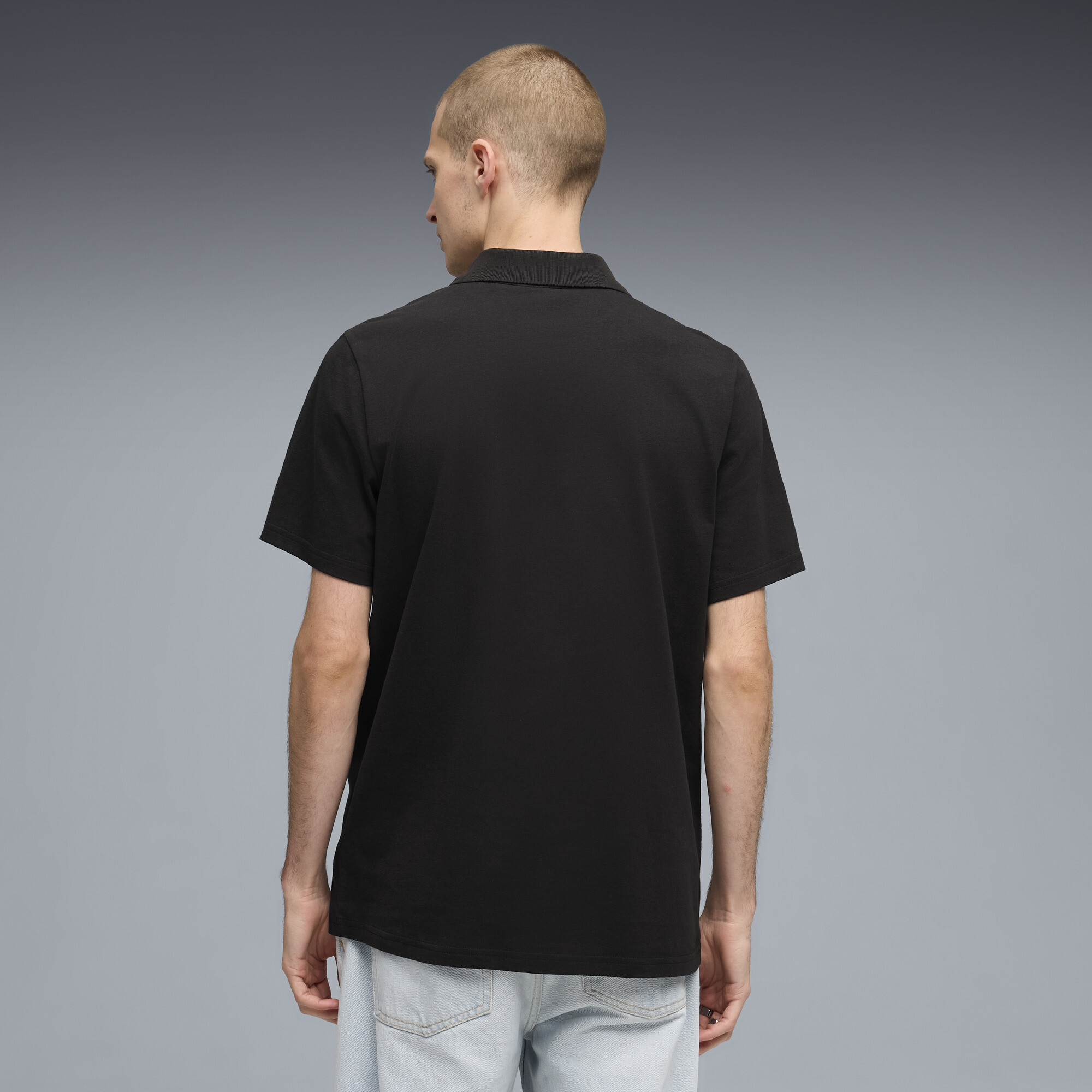 PUMA BMW M MOTORSPORT Essentials poloshirt voor Heren, Zwart thumbnail 3