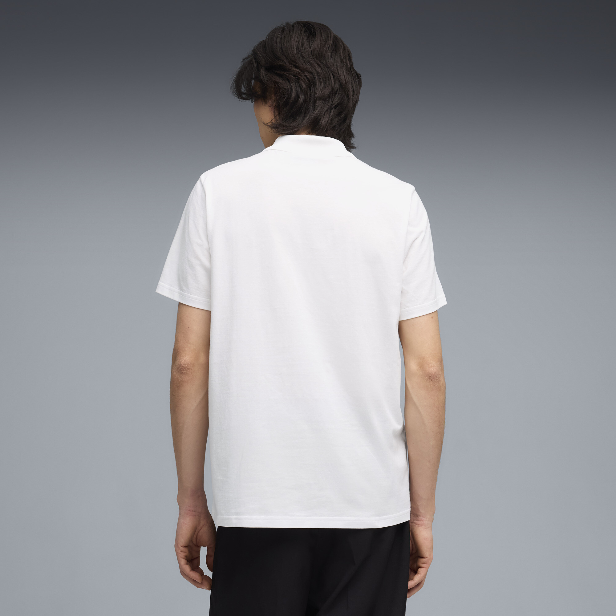 PUMA BMW M MOTORSPORT Essentials poloshirt voor Heren, Wit, Maat L thumbnail 3