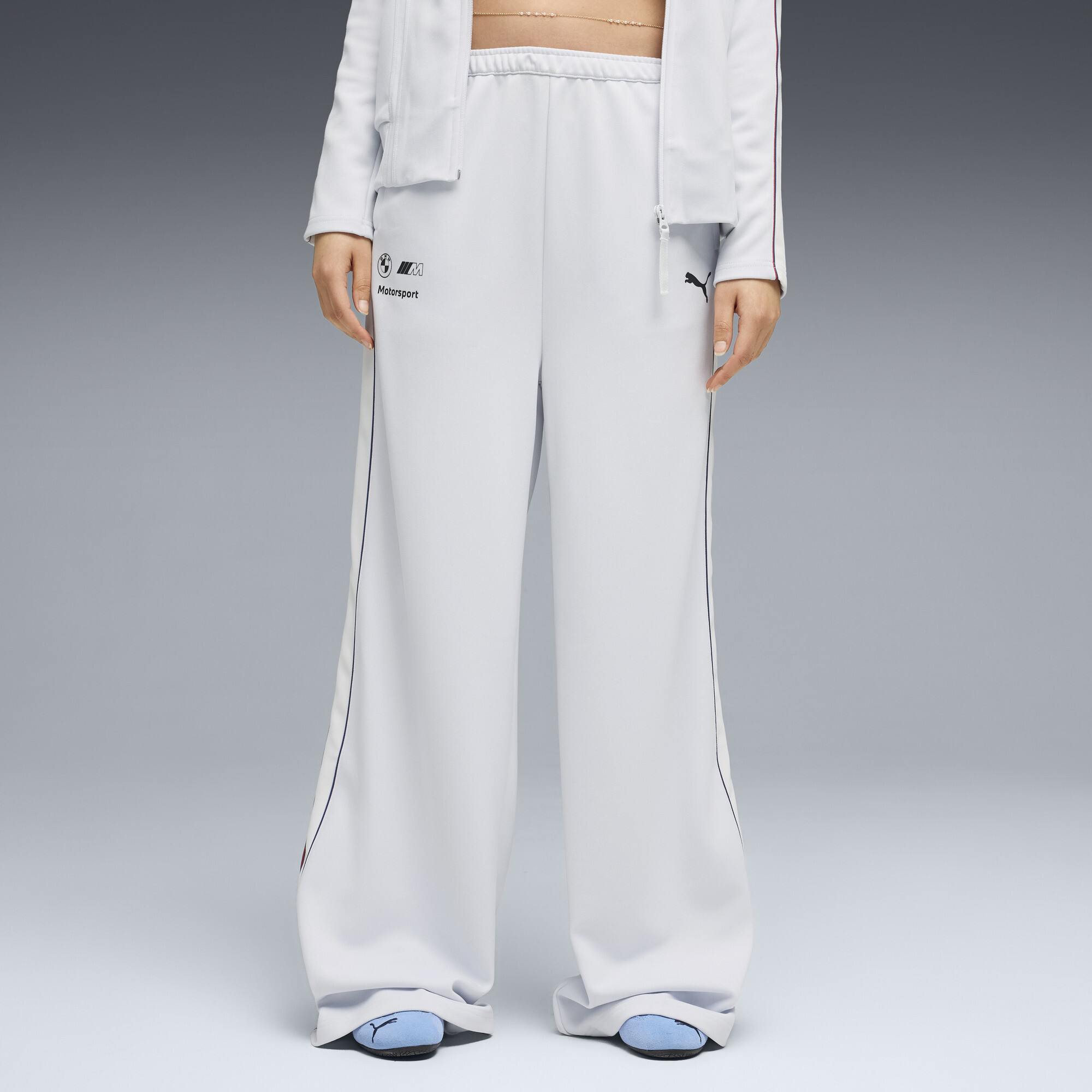 PUMA BMW M MOTORSPORT Women's Relaxed Pants in Grey