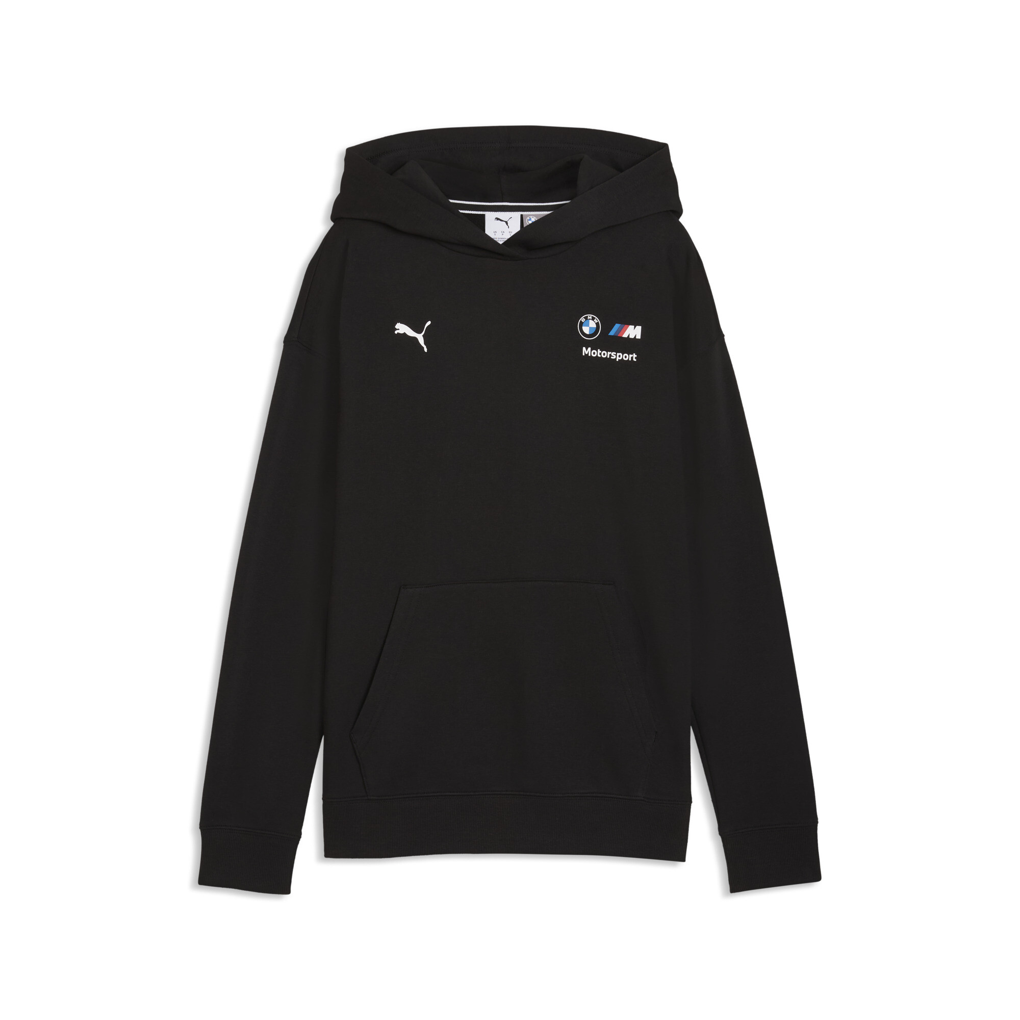 PUMA BMW M MOTORSPORT Essentials relaxte hoodie voor Dames, Zwart, Maat S thumbnail 3