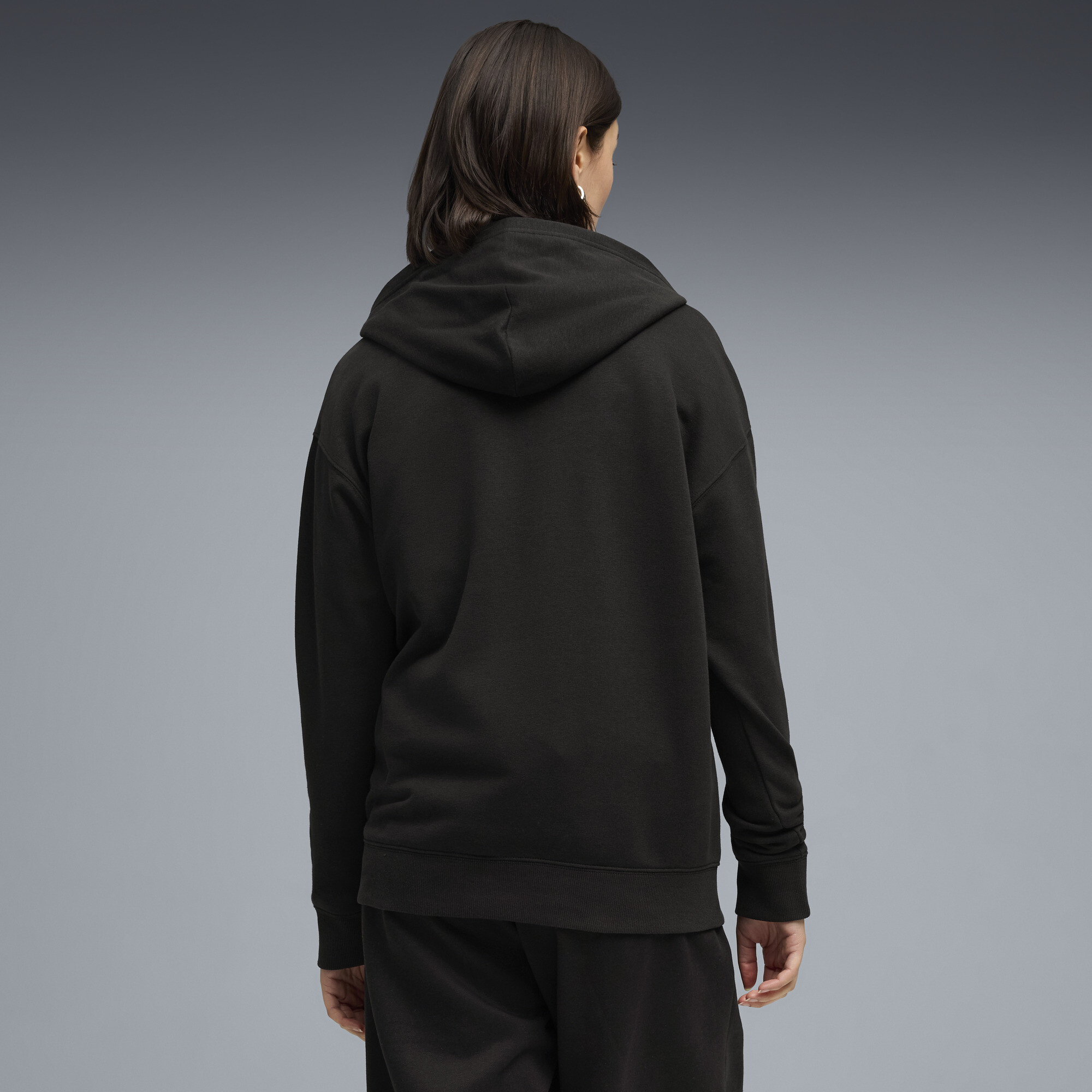 PUMA BMW M MOTORSPORT Essentials relaxte hoodie voor Dames, Zwart, Maat S thumbnail 5