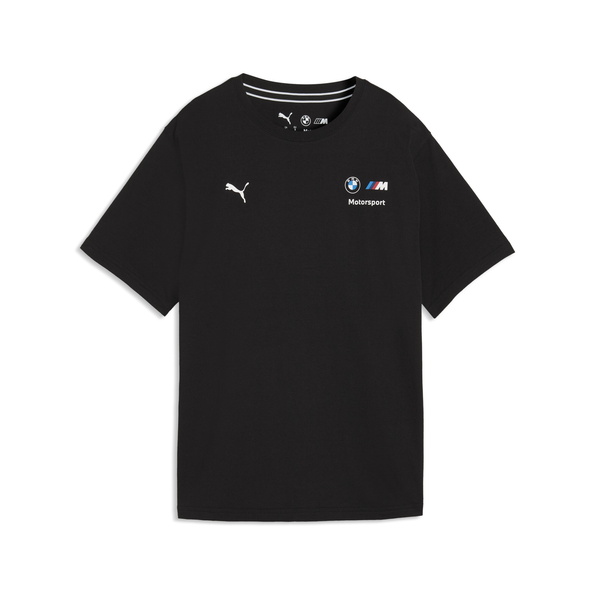 PUMA BMW M MOTORSPORT Essentials T-shirt voor Dames, Zwart, Maat L thumbnail 3