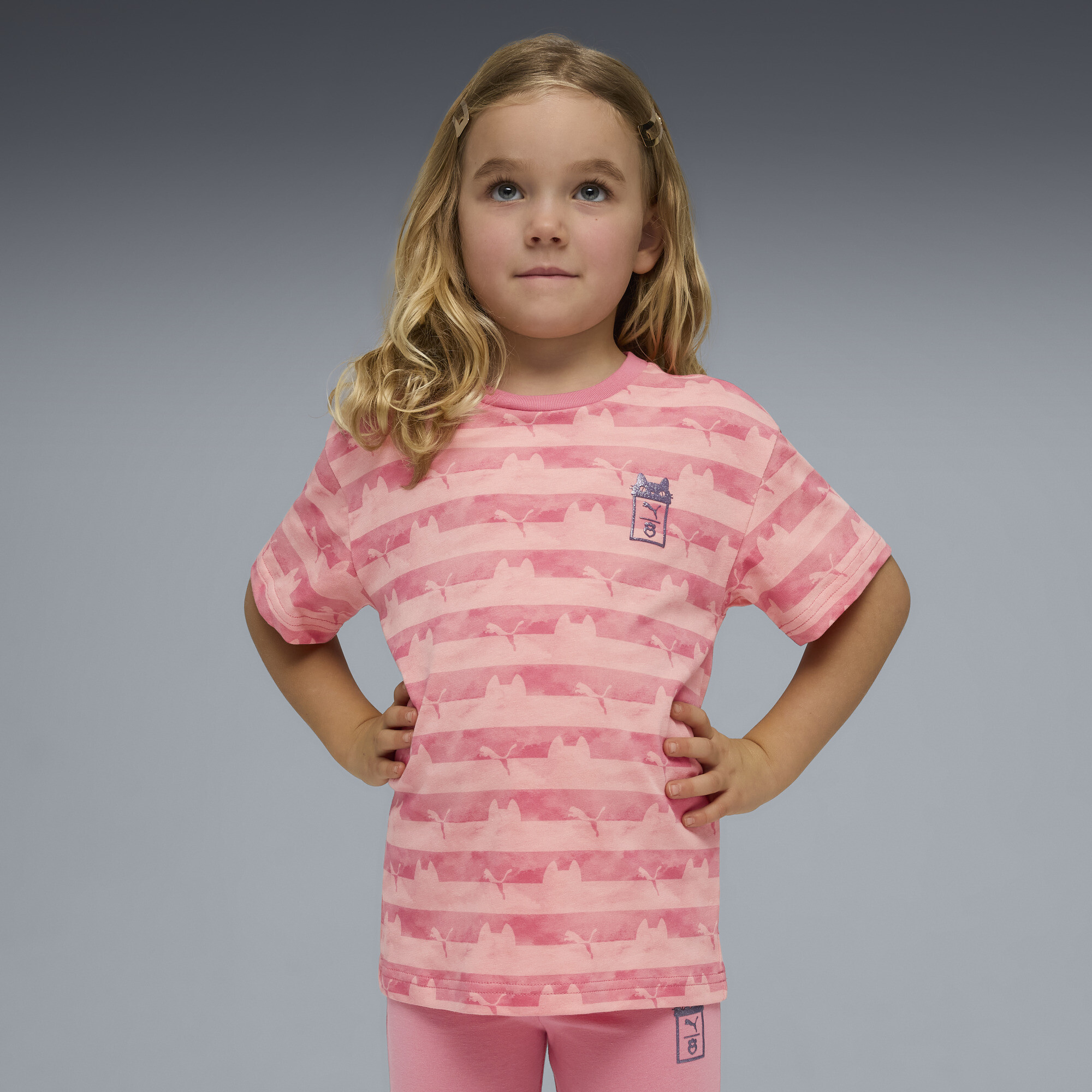 PUMA x GABBY'S DOLLHOUSE T-shirt met wijde pasvorm met print voor Dames, Roze, Maat 4-5Y thumbnail 4