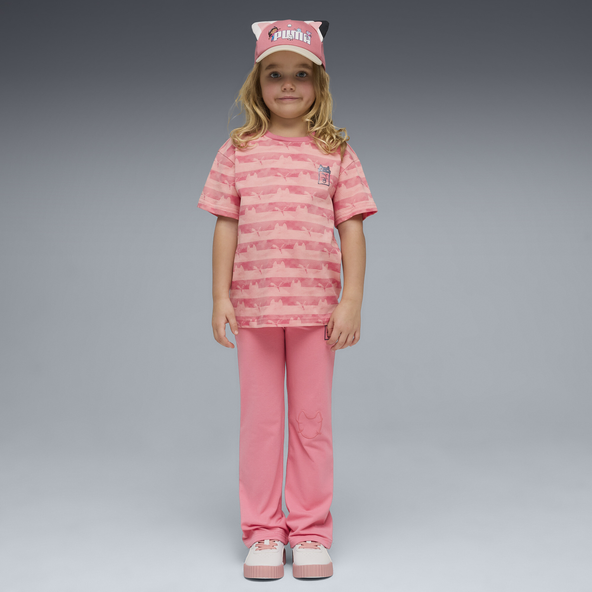 PUMA x GABBY'S DOLLHOUSE T-shirt met wijde pasvorm met print voor Dames, Roze, Maat 4-5Y thumbnail 2