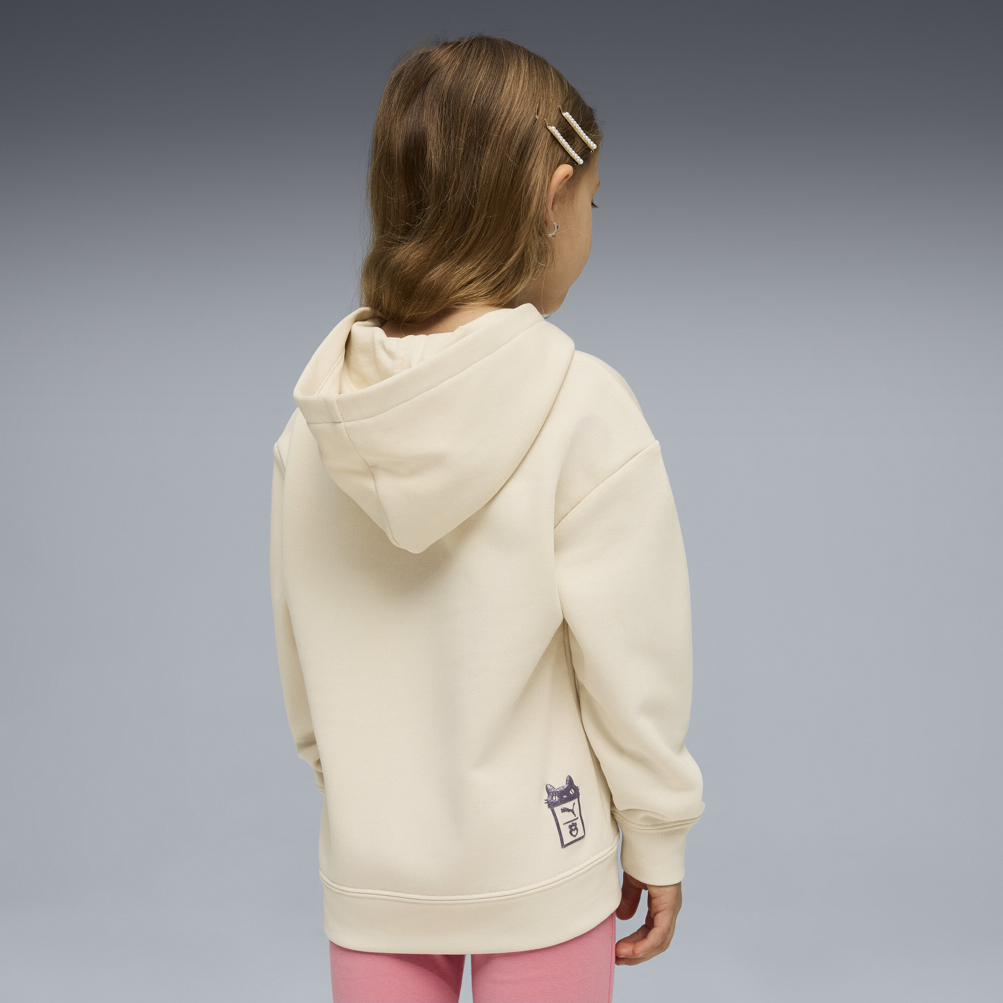 PUMA x GABBY'S DOLLHOUSE relaxte hoodie met print voor Dames, Maat 2-3Y thumbnail 3