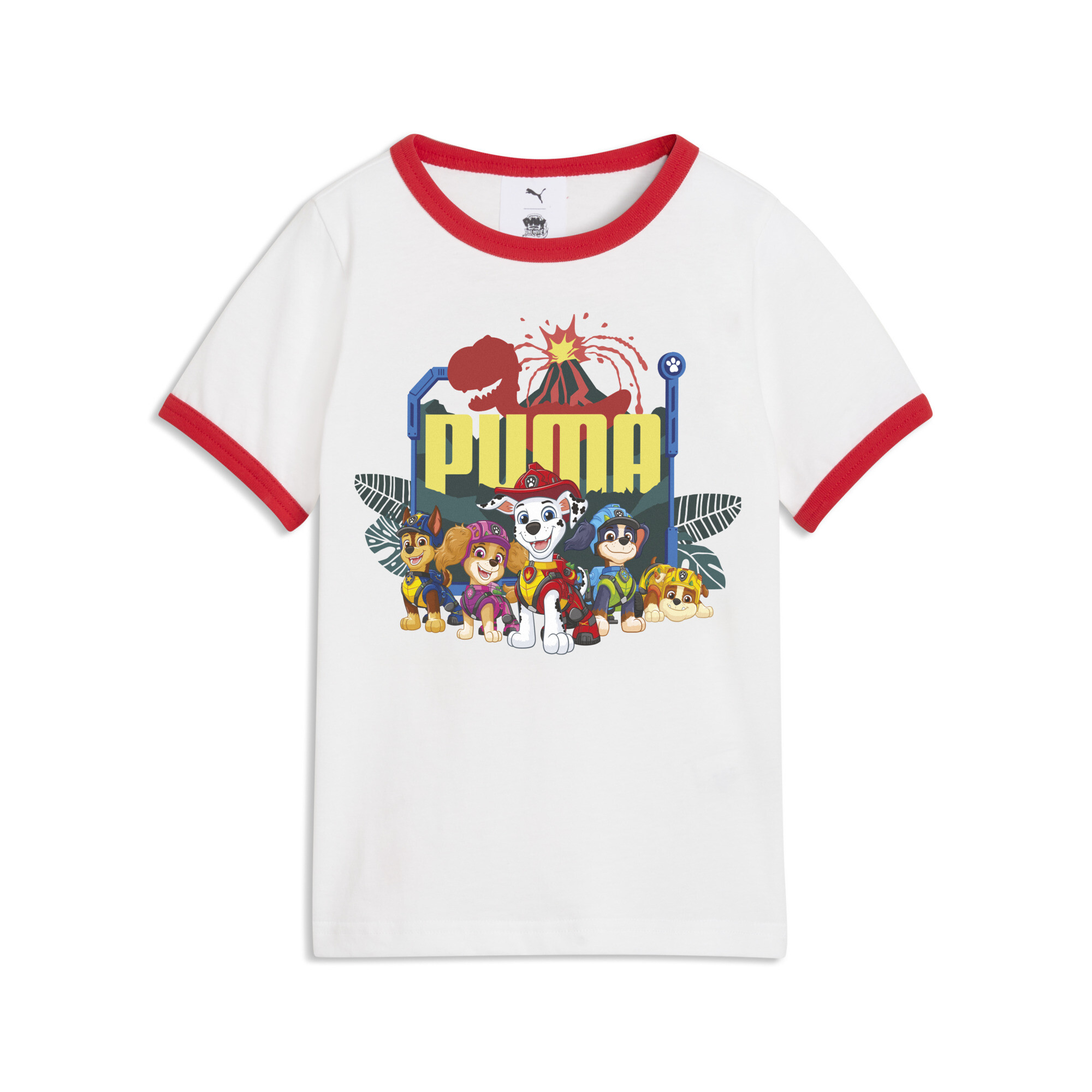 PUMA x PAW PATROL Ringer-T-Shirt Kinder, Accessoires, Weiß, 2-3Y