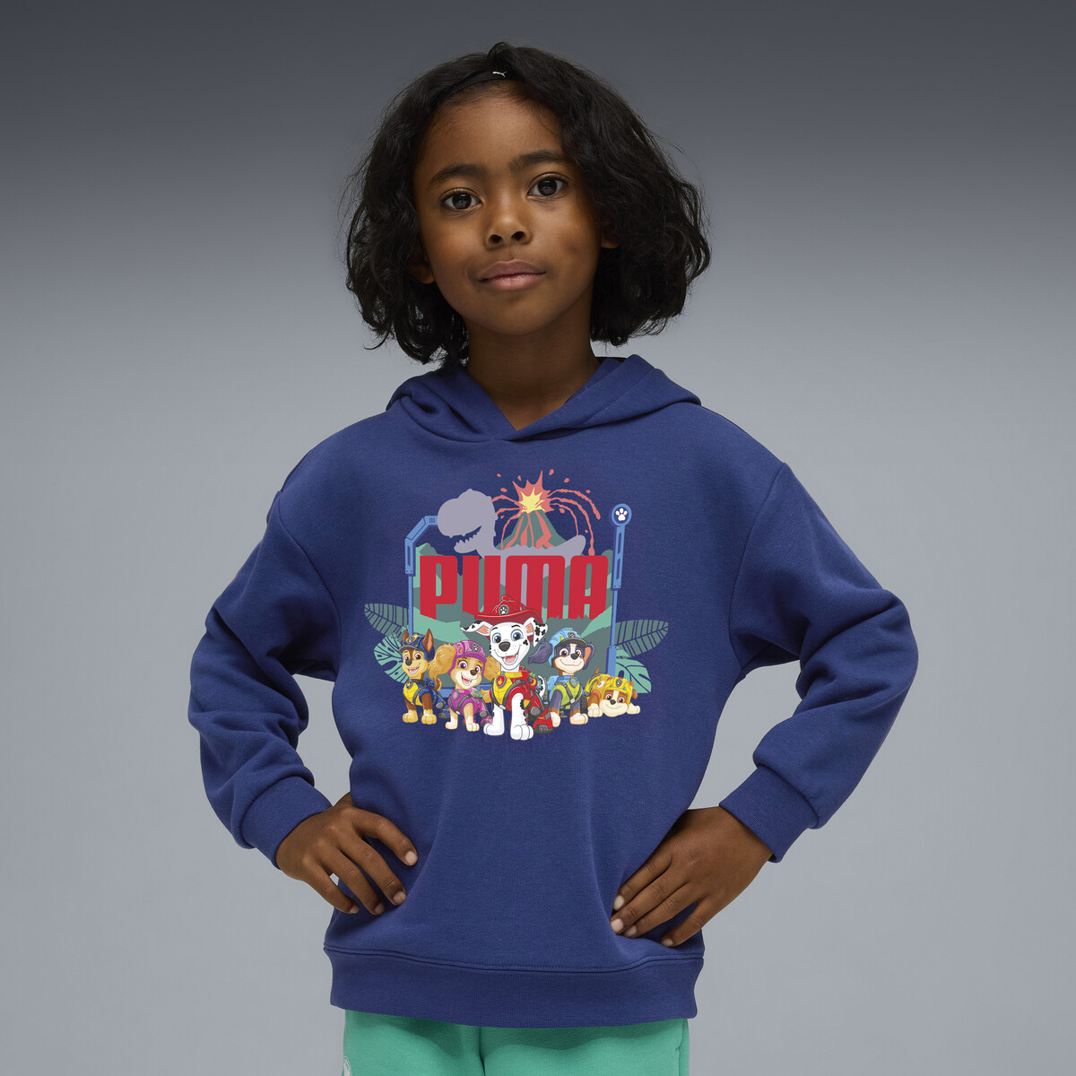 PUMA x PAW PATROL Graphic Hoodie Kids in Blue Jewel, 6-7Y