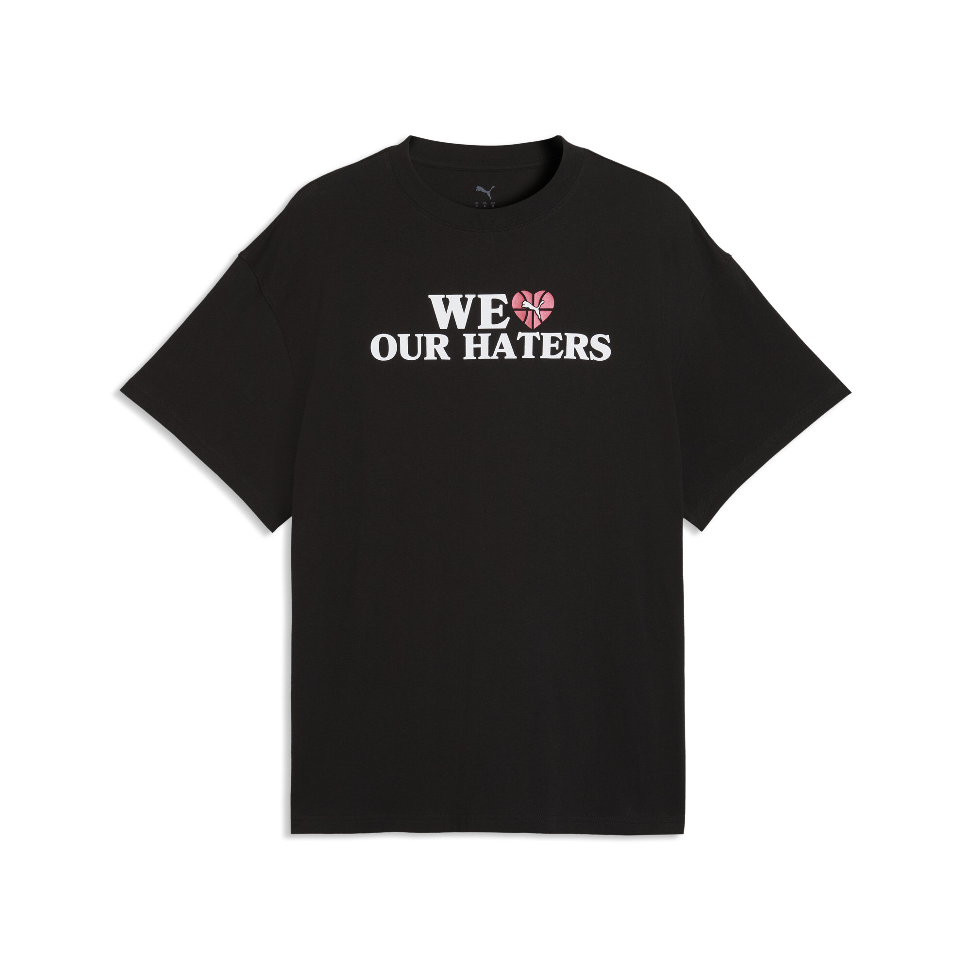 PUMA Out The Mail oversized basketbal-T-shirt voor Heren, Zwart, Maat 4XL thumbnail 3