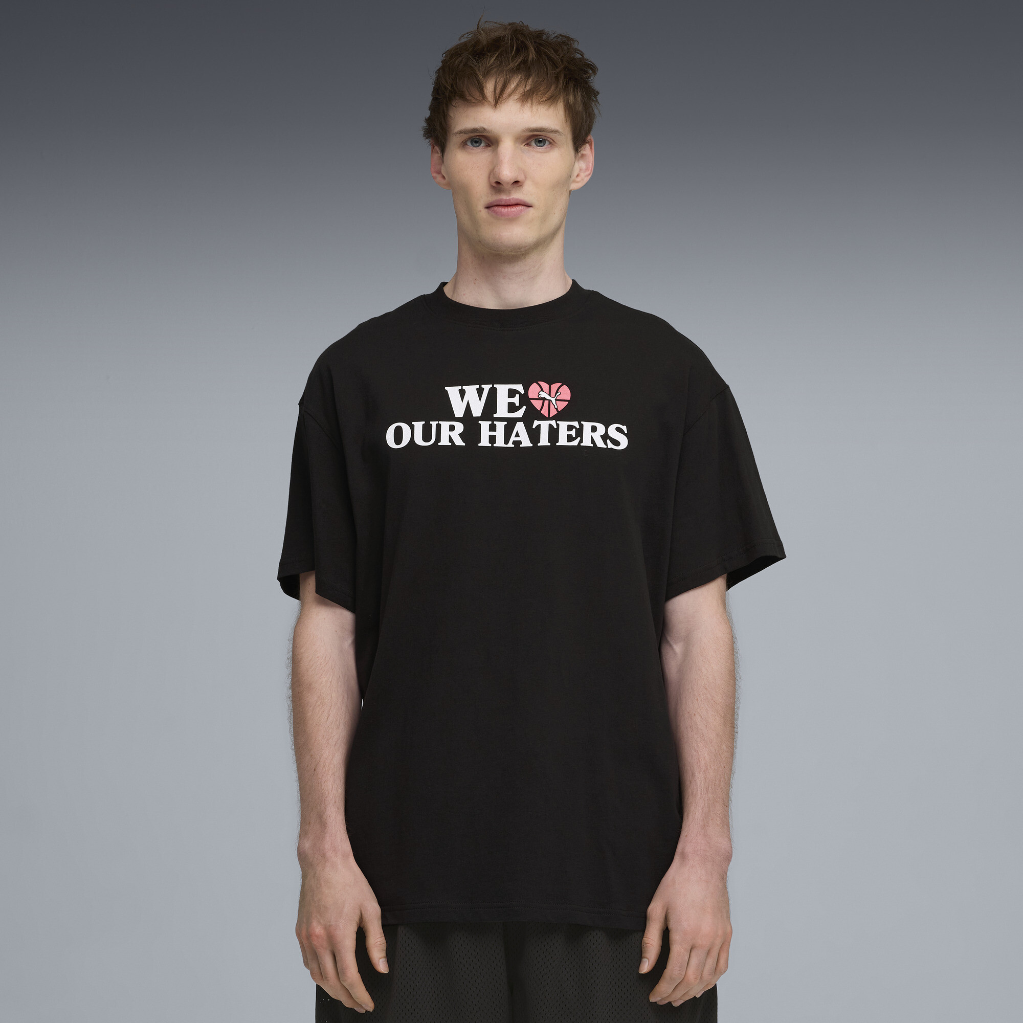 PUMA T shirt de basketball oversize Out The Mail Homme Vêtements