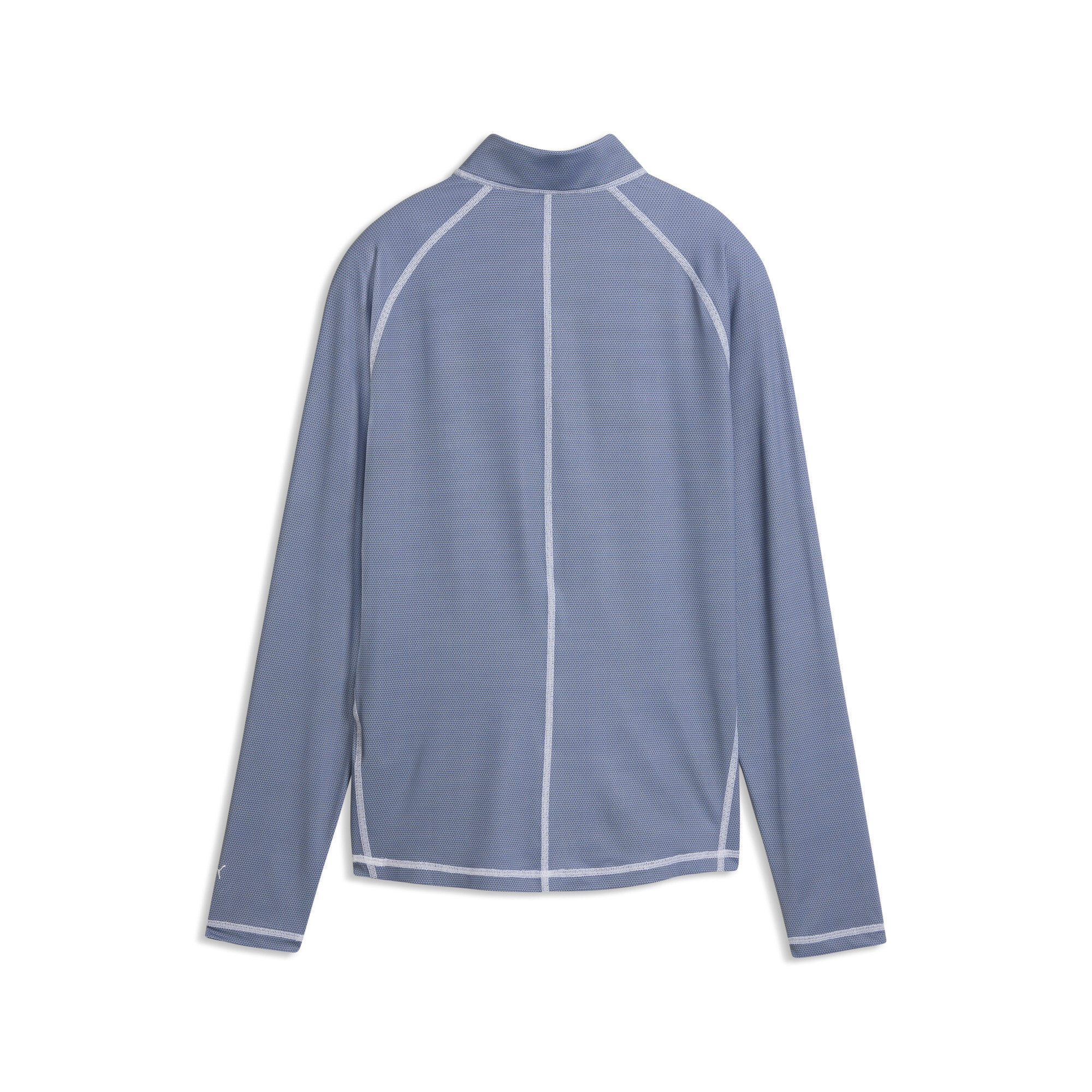 PUMA Birdseye golfjack met kwartrits voor Dames, Blauw/Wit, Maat M thumbnail 2