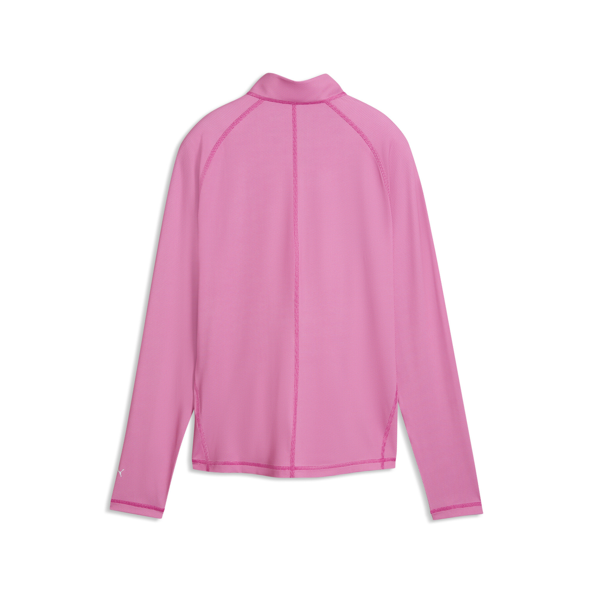 PUMA Birdseye golfjack met kwartrits voor Dames, Roze/Wit, Maat XS thumbnail 2