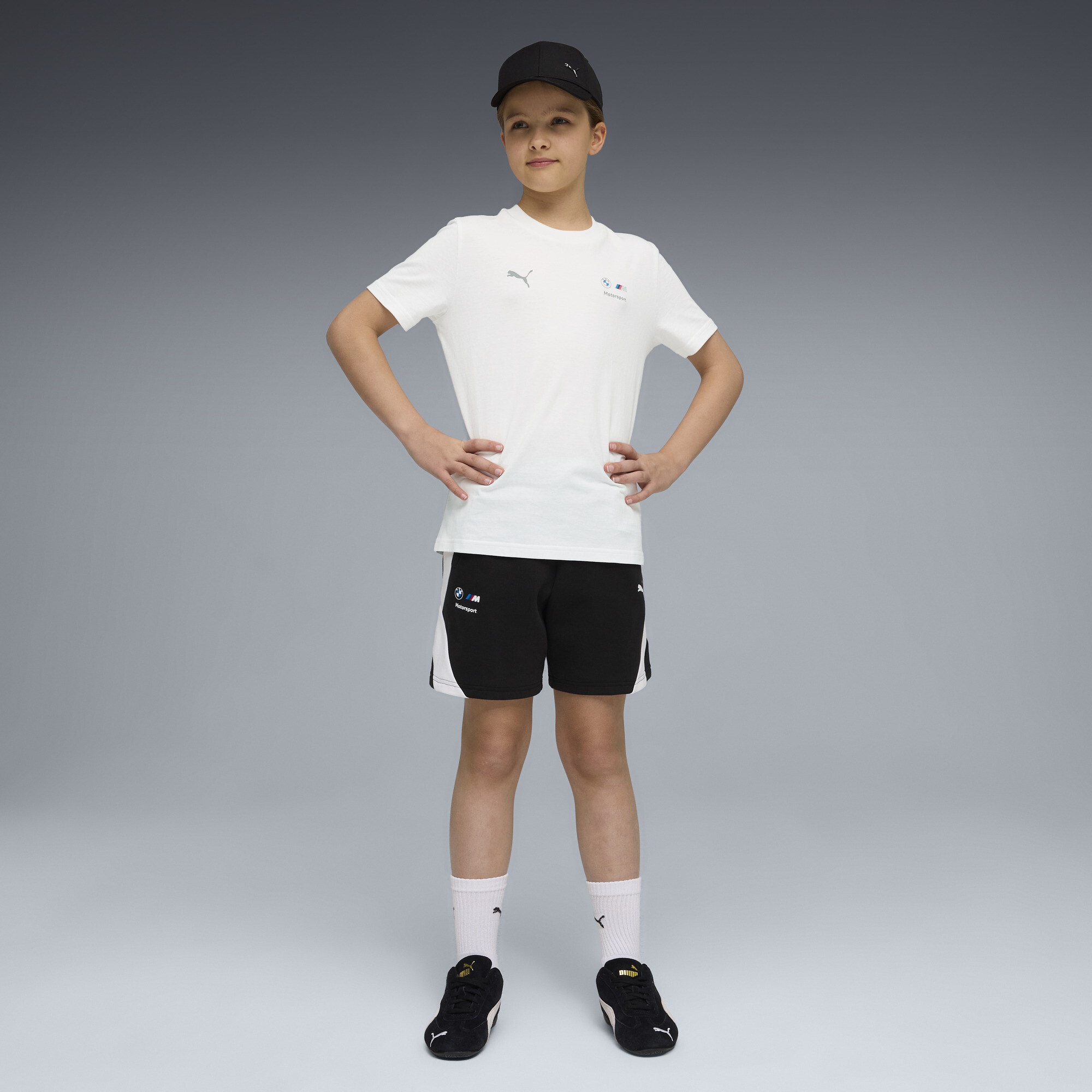 PUMA BMW M MOTORSPORT Sportswear short, Zwart, Maat 7-8Y thumbnail 3