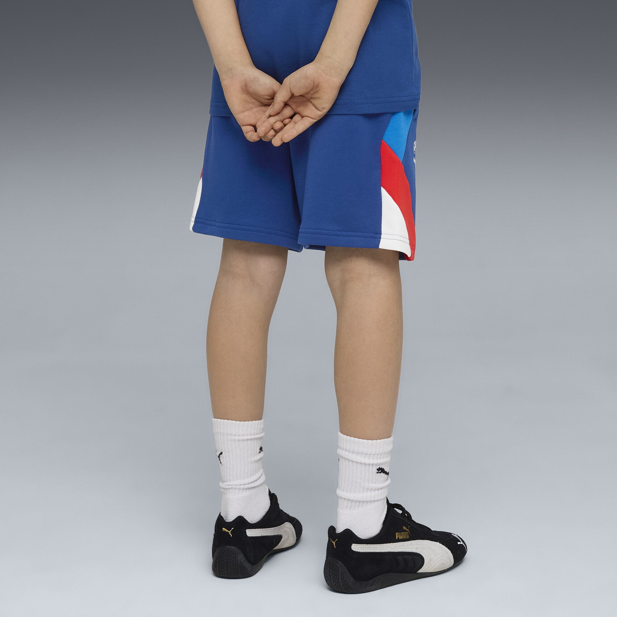 PUMA BMW M MOTORSPORT Sportswear short, Blauw, Maat 9-10Y thumbnail 2
