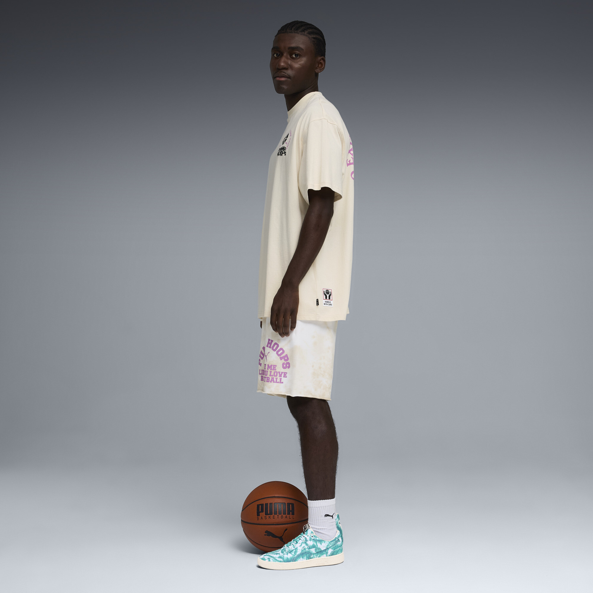PUMA Wijde What The Fun-basketbalshort, Maat S thumbnail 2