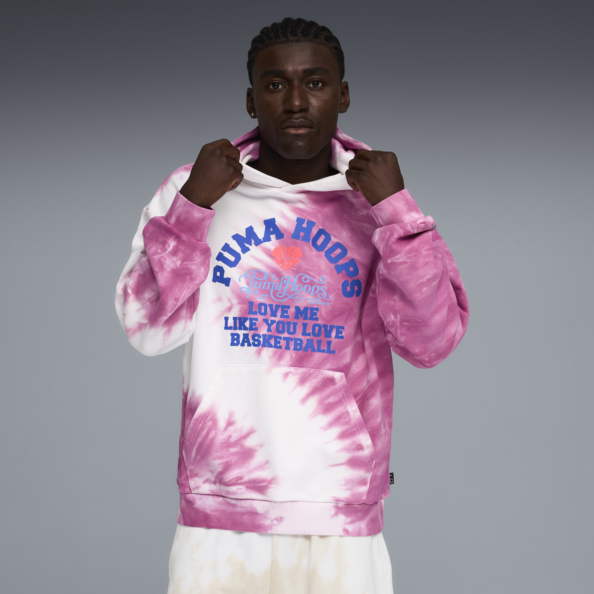 PUMA What The Fun basketbalhoodie voor Heren, Maat XL thumbnail 6