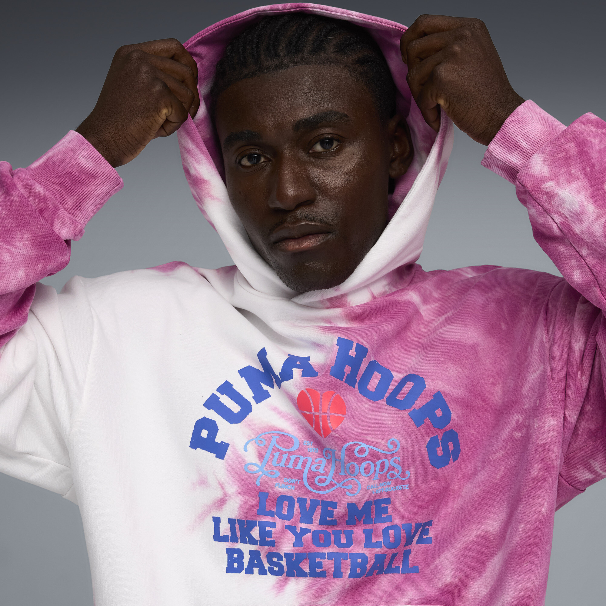 PUMA What The Fun basketbalhoodie voor Heren, Maat XL thumbnail 5