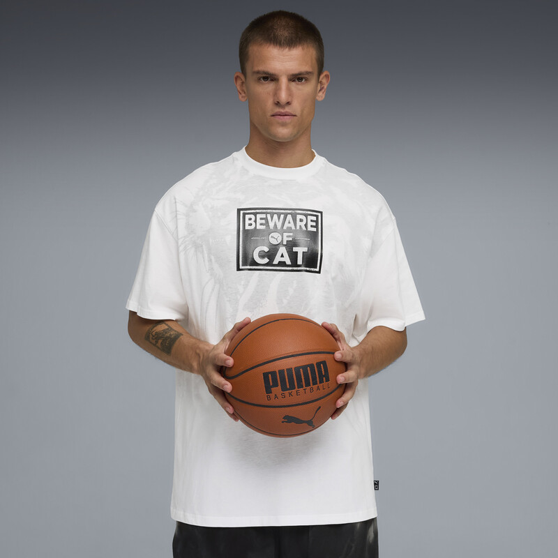 

Men's PUMA WHAT THE FUN Oversized Graphic Basketball T-Shirt III