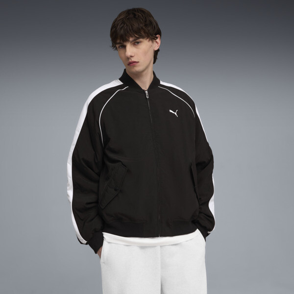 Campera PUMA T7 Bomber En Negro
