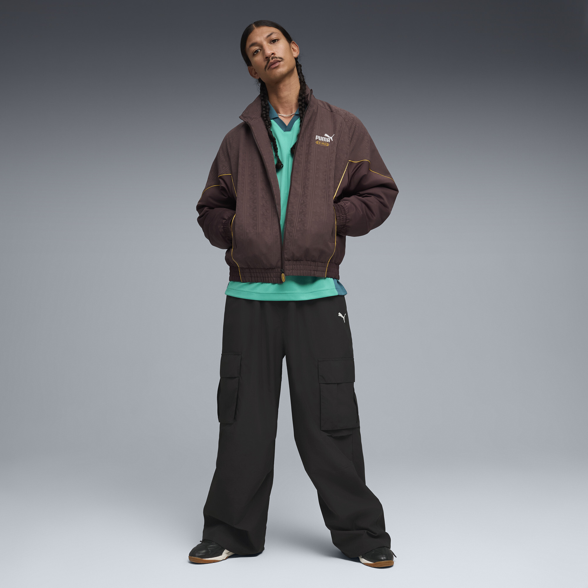 PUMA KING uniseks jack, Bruin, Maat XL thumbnail 6