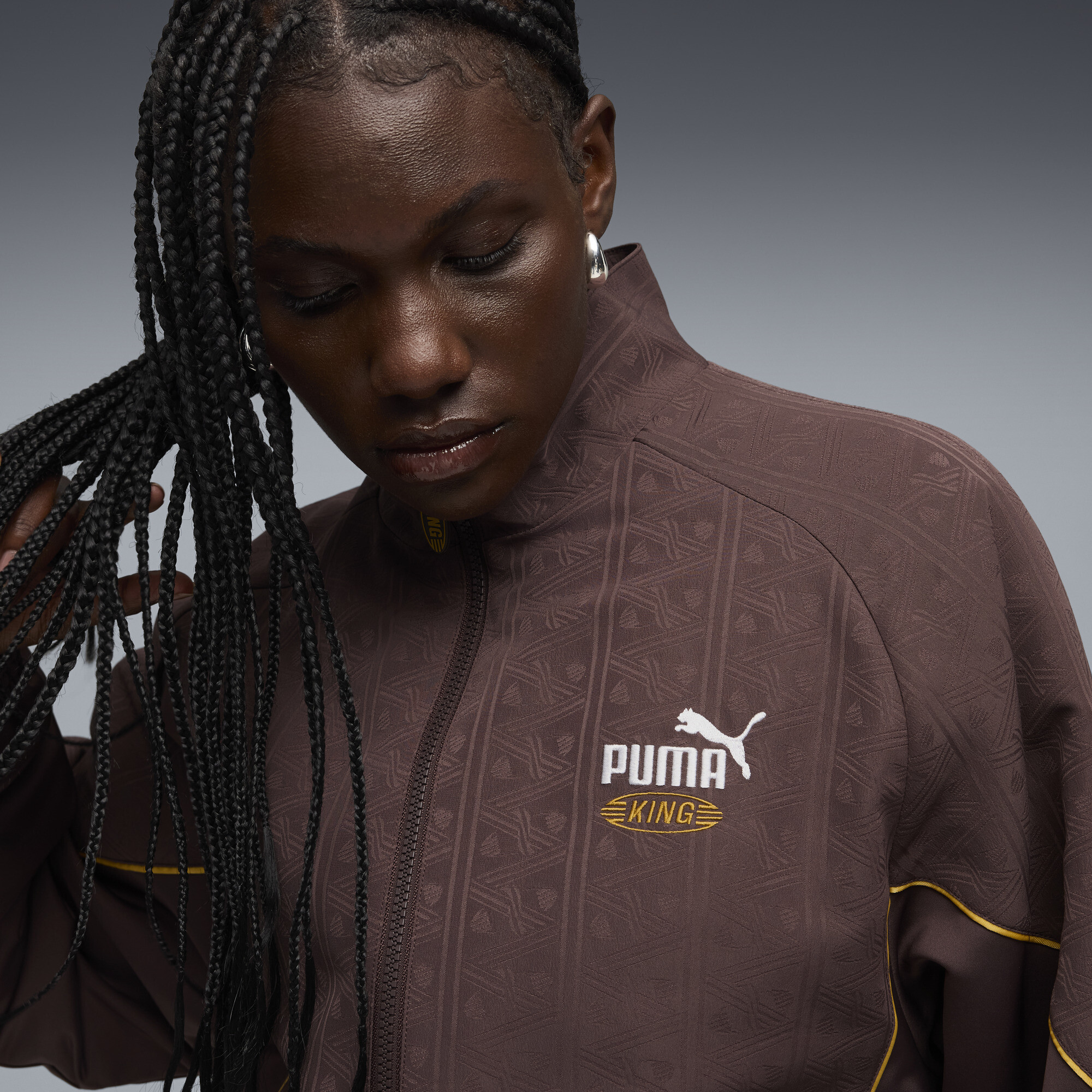 PUMA KING uniseks jack, Bruin, Maat XL thumbnail 4