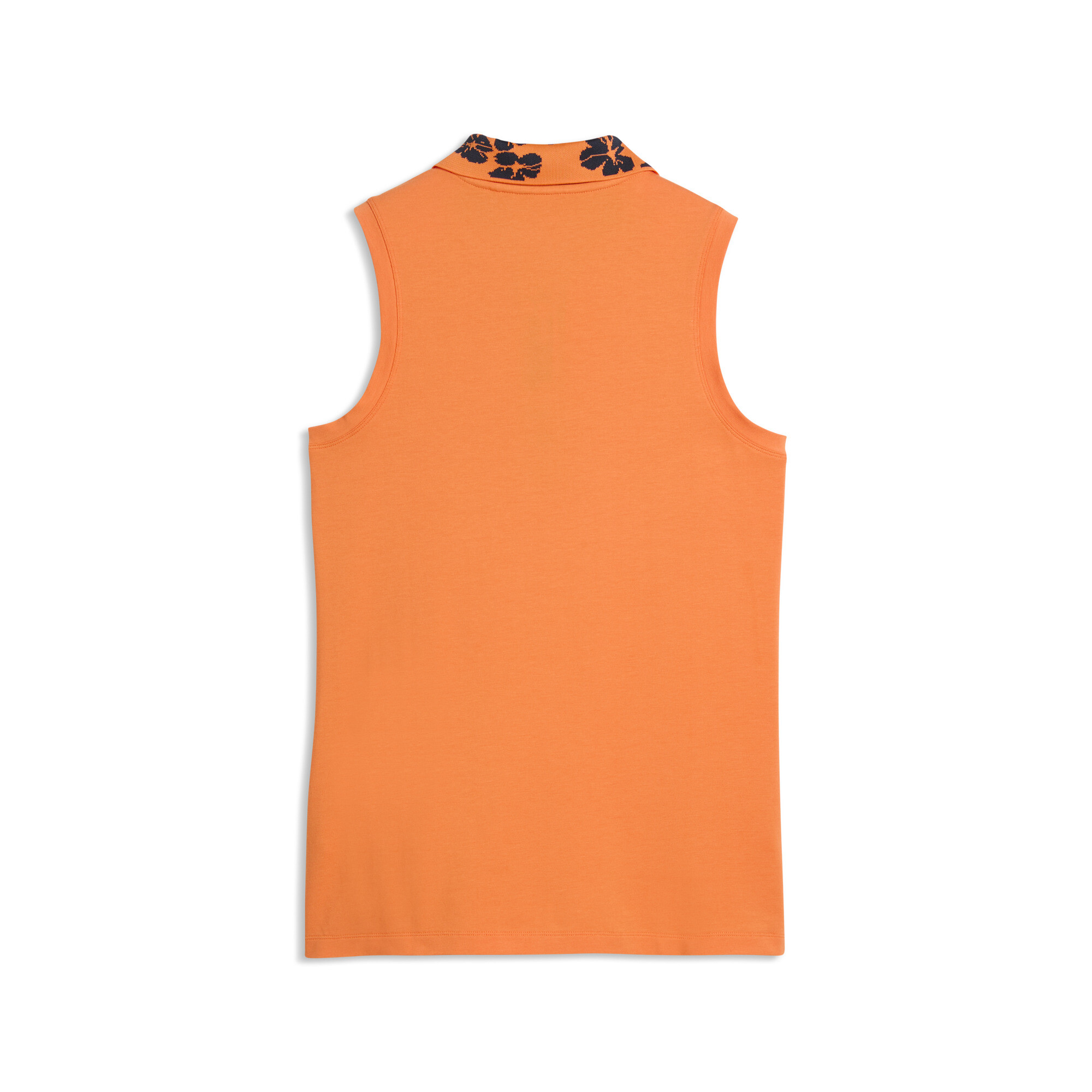 PUMA Modalon mouwloze golfpolo voor Dames, Blauw/Oranje, Maat M thumbnail 2