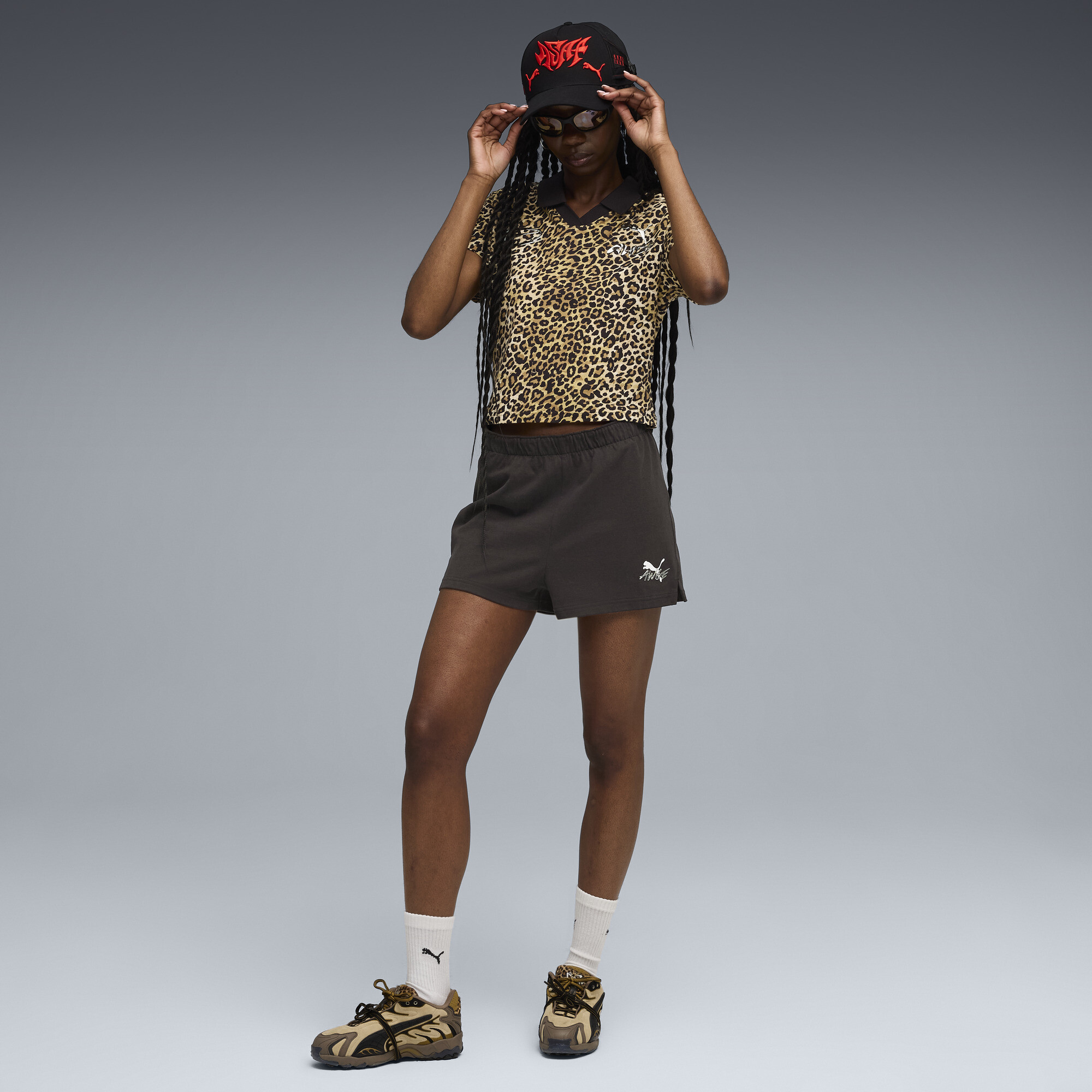 A$AP ROCKY x PUMA short voor Dames, Zwart, Maat XXL thumbnail 6
