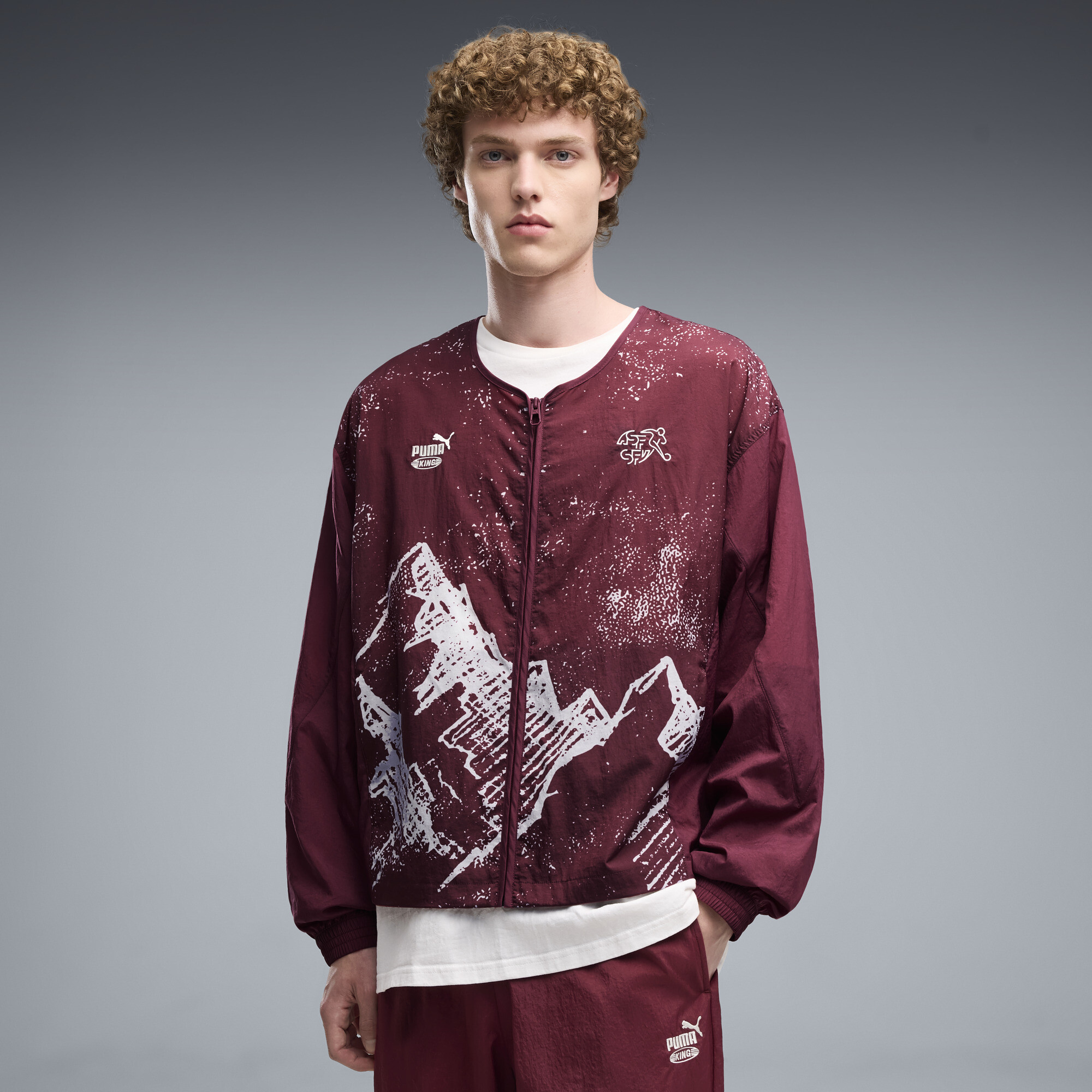 Veste de survêtement KING PUMA x SUISSE x SALEHE BEMBURY Homme Vêtements