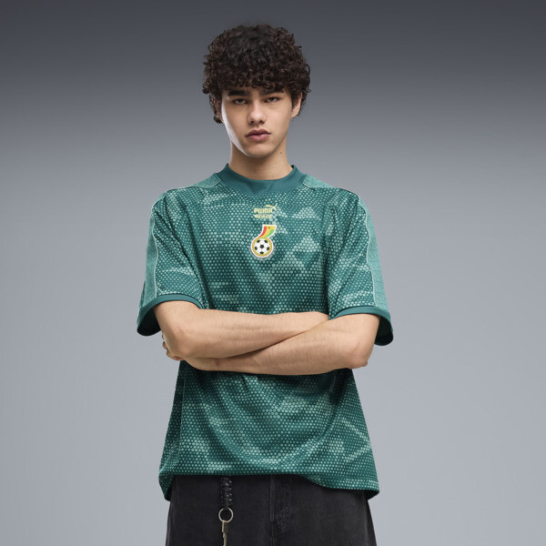 Camiseta PUMA x GHANA x SALEHE BEMBURY KING para Hombre En Emerald Ice