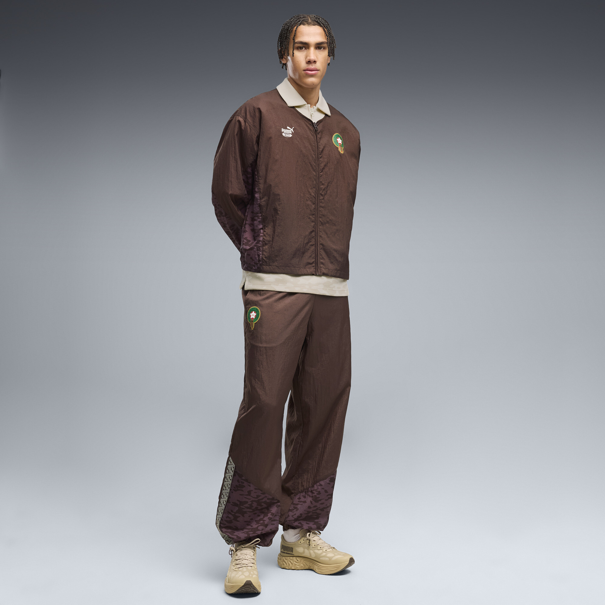 PUMA x MOROCCO x SALEHE BEMBURY KING Track Pants Men | brown